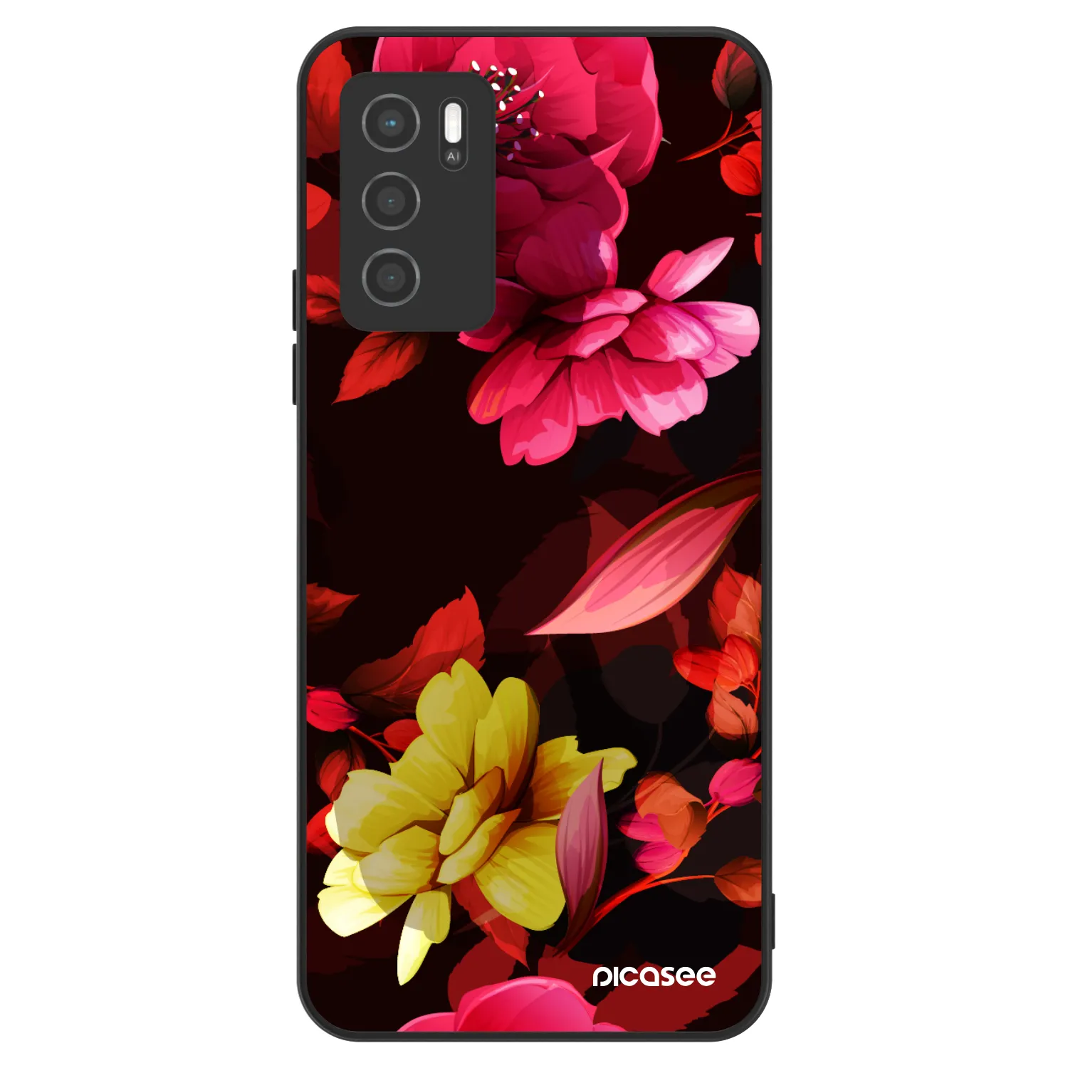 Picasee ULTIMATE CASE für OPPO A16s - Dark Peonny
