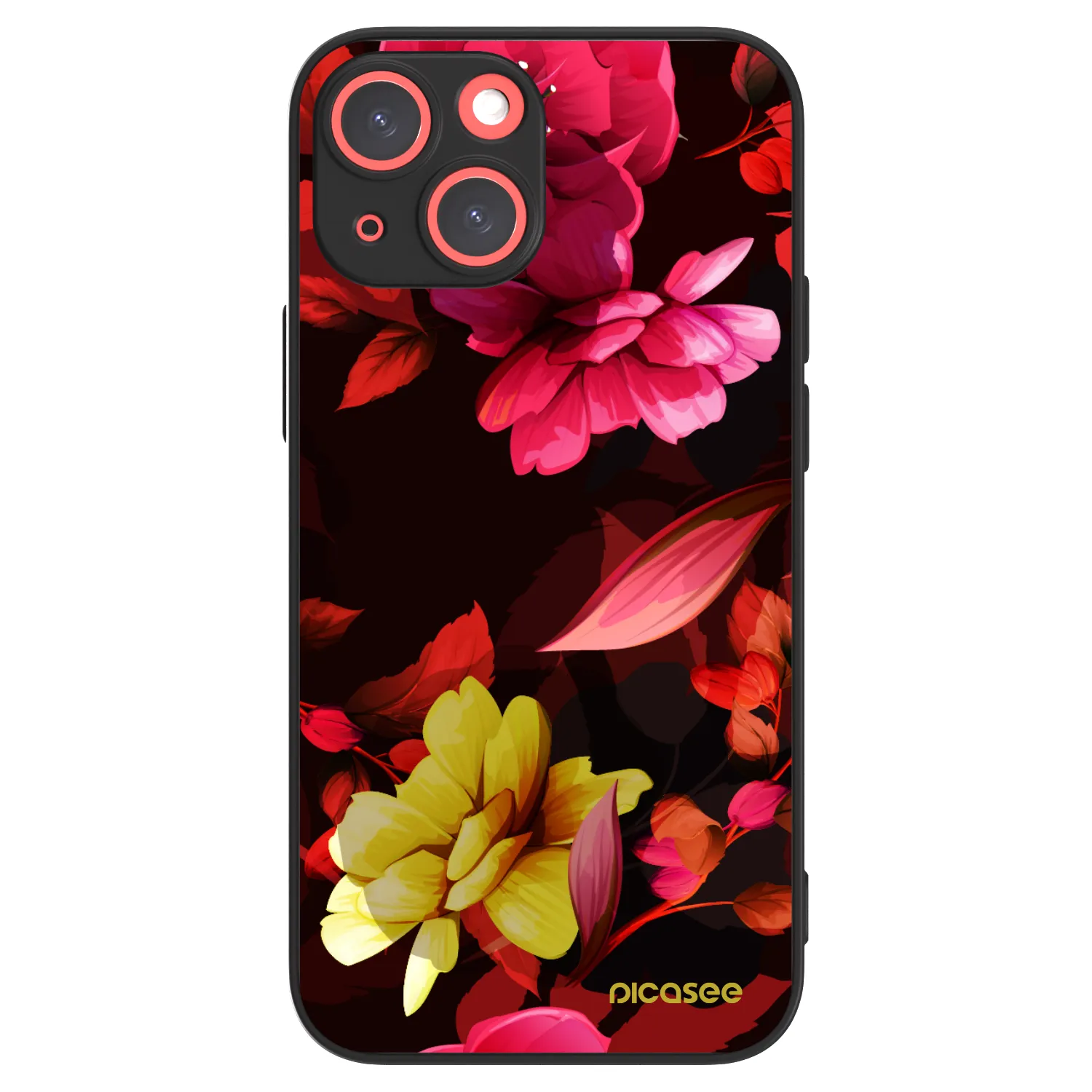 Picasee ULTIMATE CASE MagSafe für Apple iPhone 13 mini - Dark Peonny
