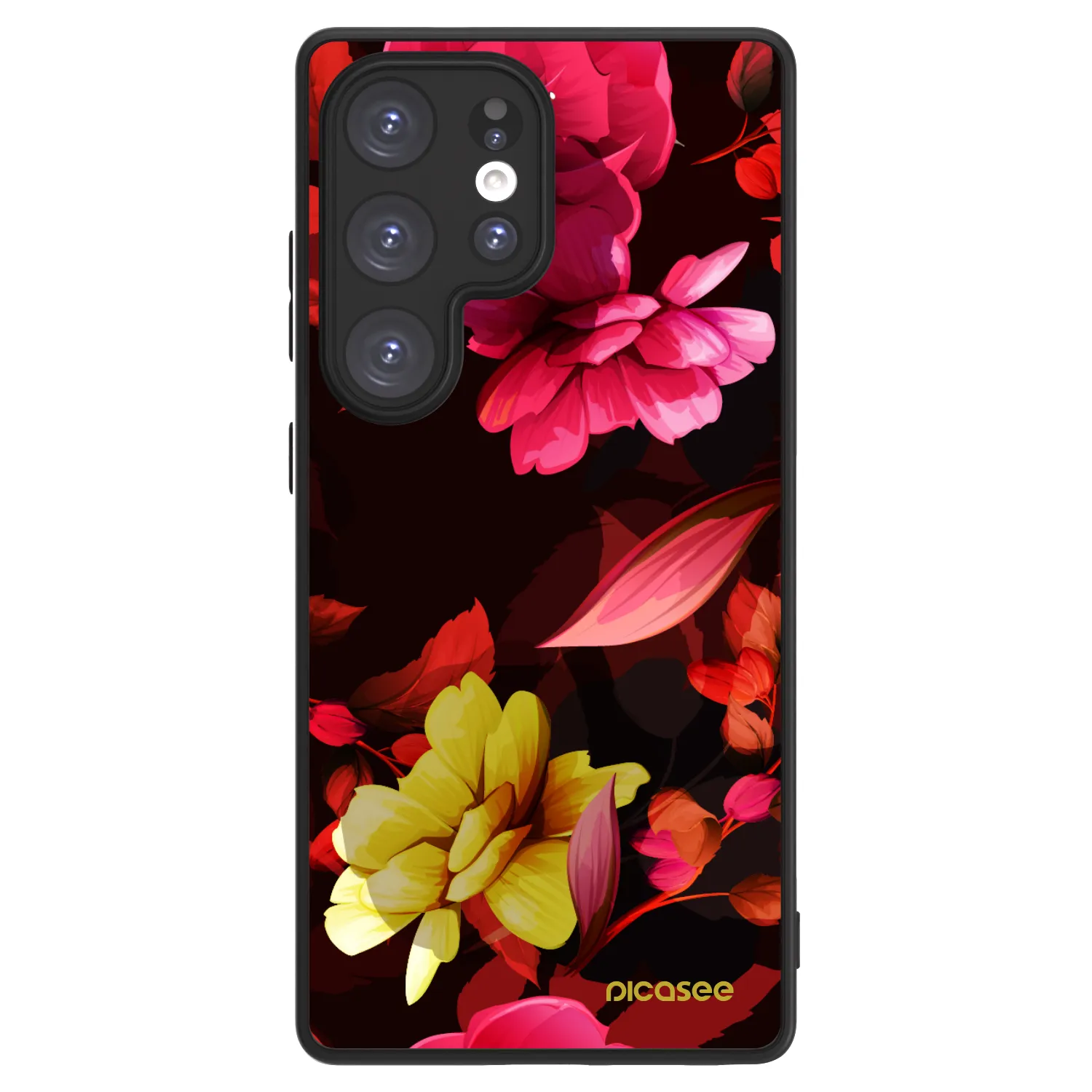 Picasee ULTIMATE CASE PowerShare für Samsung Galaxy S25 Ultra 5G - Dark Peonny