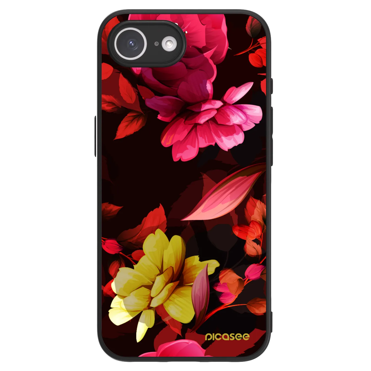 Picasee ULTIMATE CASE MagSafe für Apple iPhone 16e - Dark Peonny