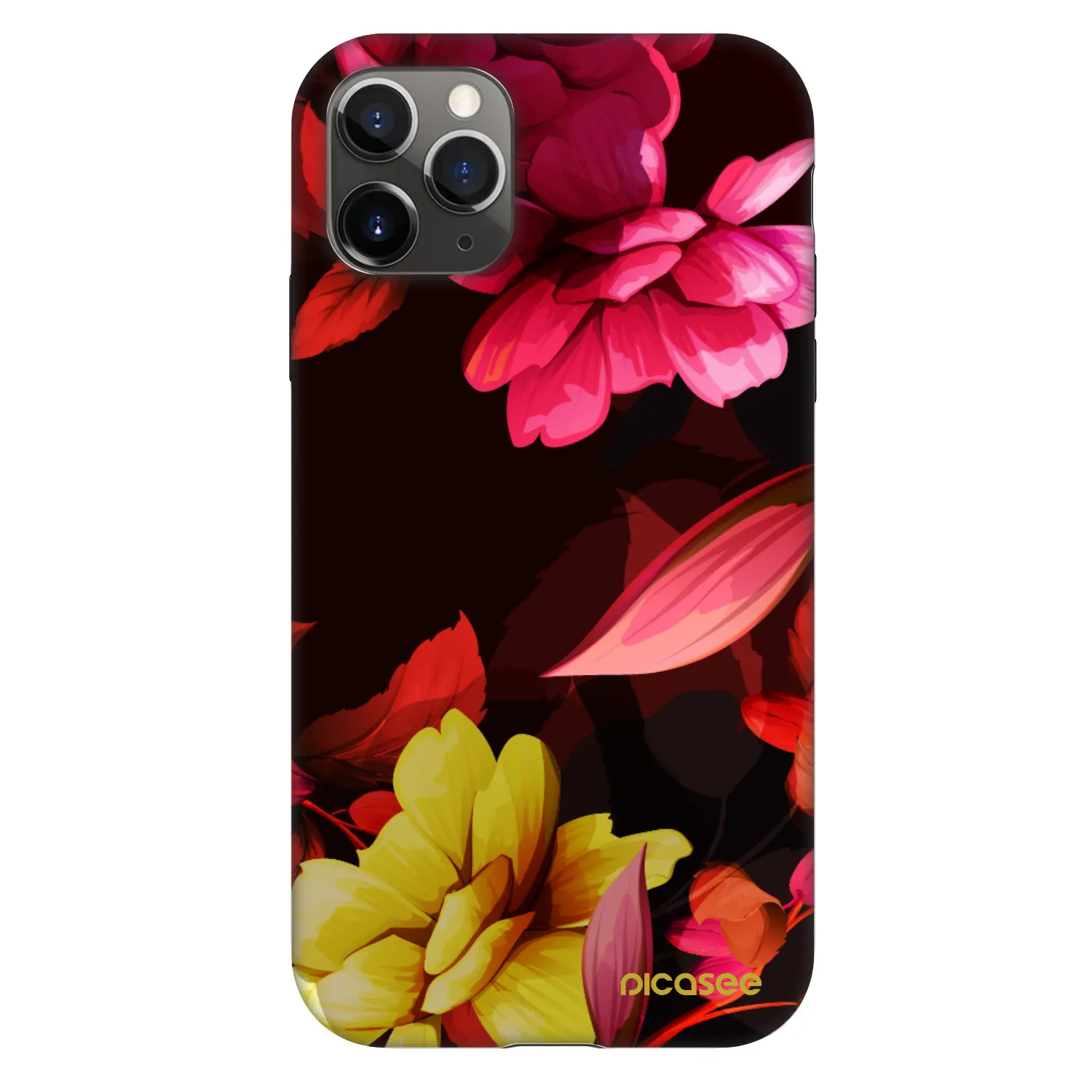 Picasee Fashion Case für Apple iPhone 11 Pro - Dark Peonny