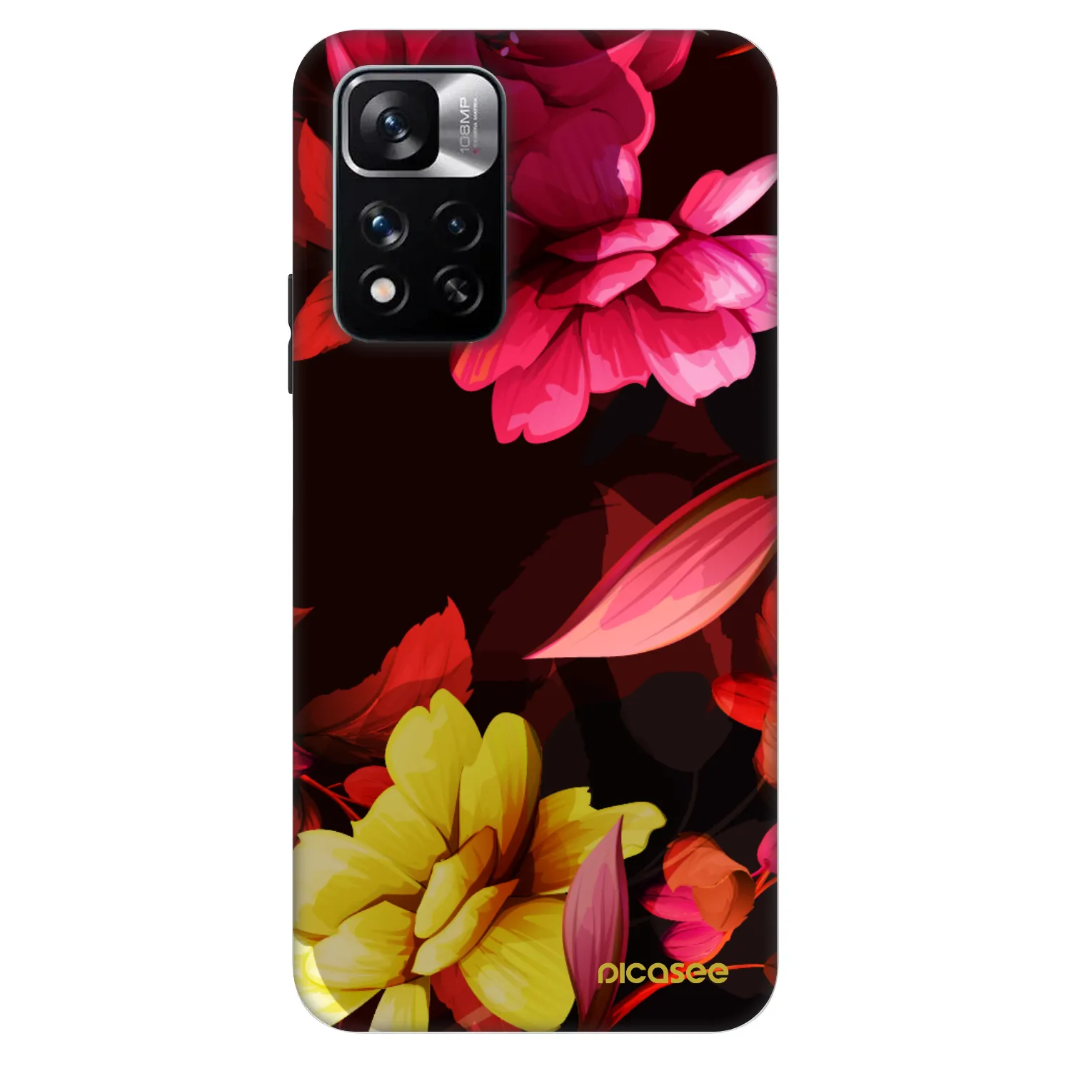 Picasee Fashion Case für Xiaomi Redmi Note 11 Pro 5G - Dark Peonny