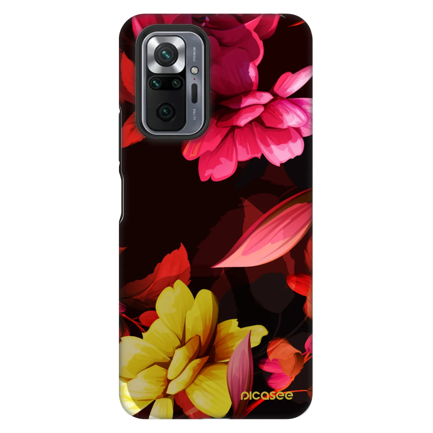 Picasee Fashion Case für Xiaomi Redmi Note 10 Pro - Dark Peonny