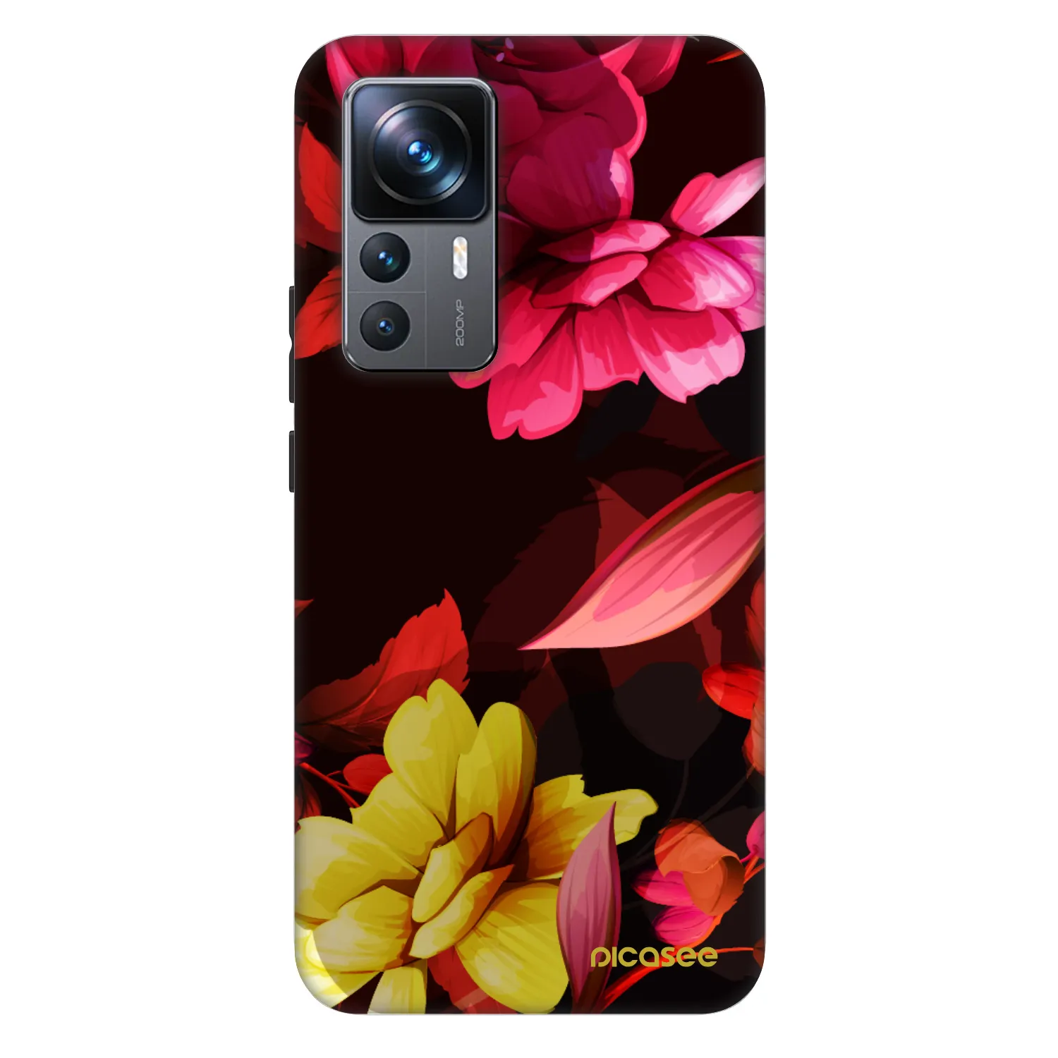 Picasee Fashion Case für Xiaomi 12T Pro - Dark Peonny