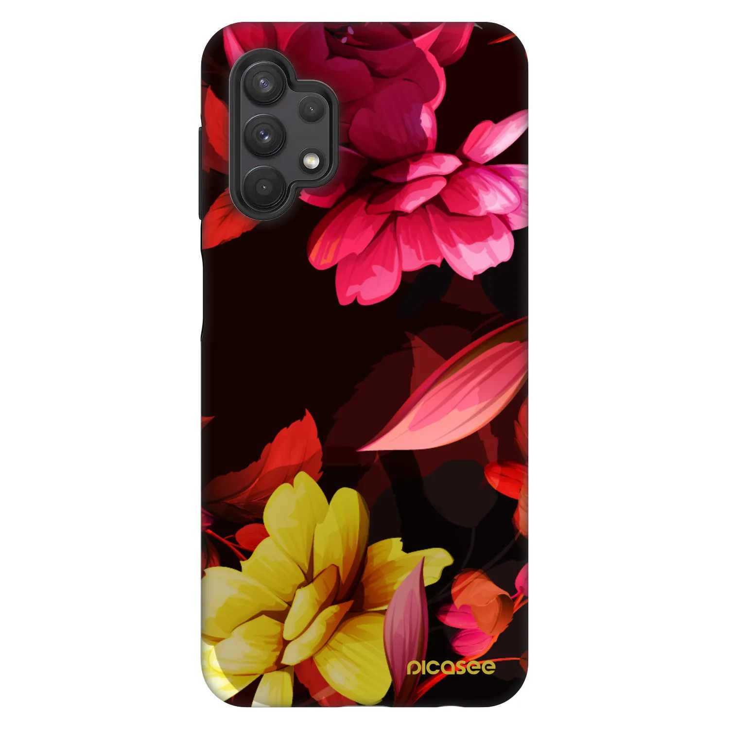 Picasee Fashion Case für Samsung Galaxy A32 5G A326B - Dark Peonny