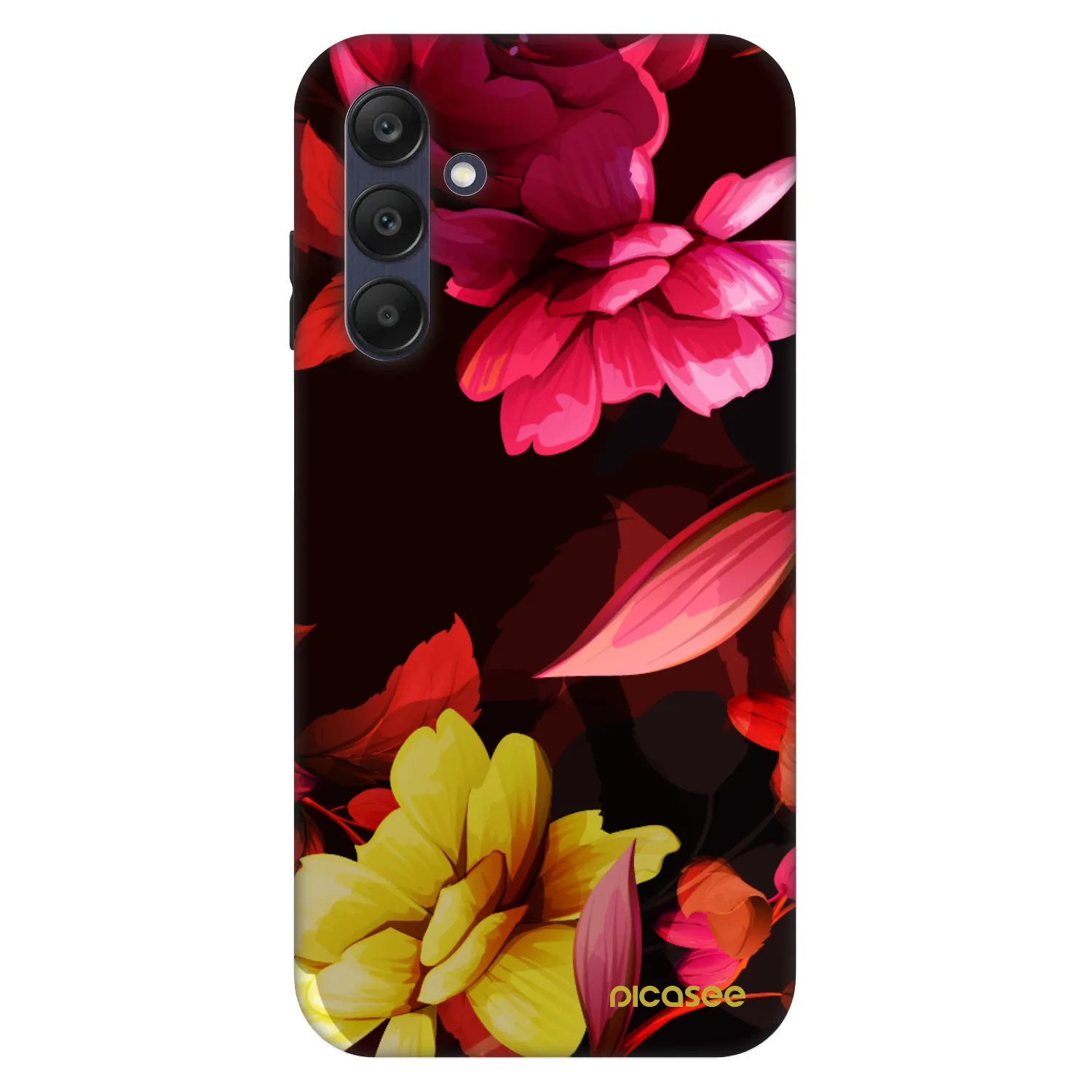 Picasee Fashion Case für Samsung Galaxy A25 A256B 5G - Dark Peonny