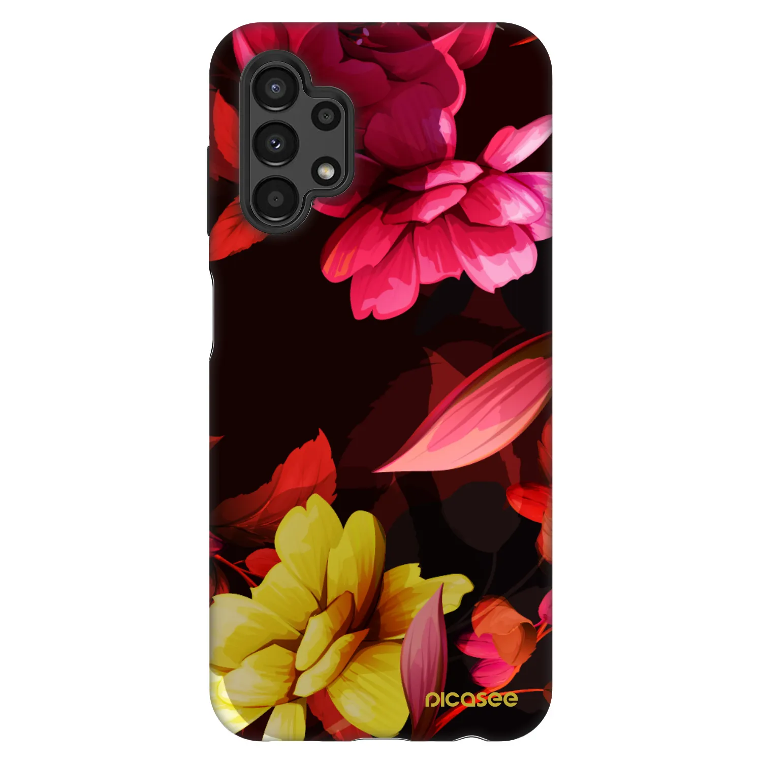 Picasee Fashion Case für Samsung Galaxy A13 4G A135 - Dark Peonny