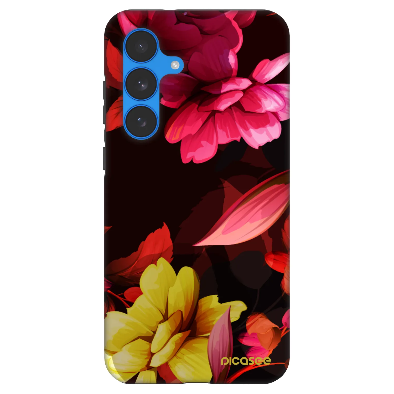 Picasee Fashion Case für Samsung Galaxy S25 FE 5G - Dark Peonny
