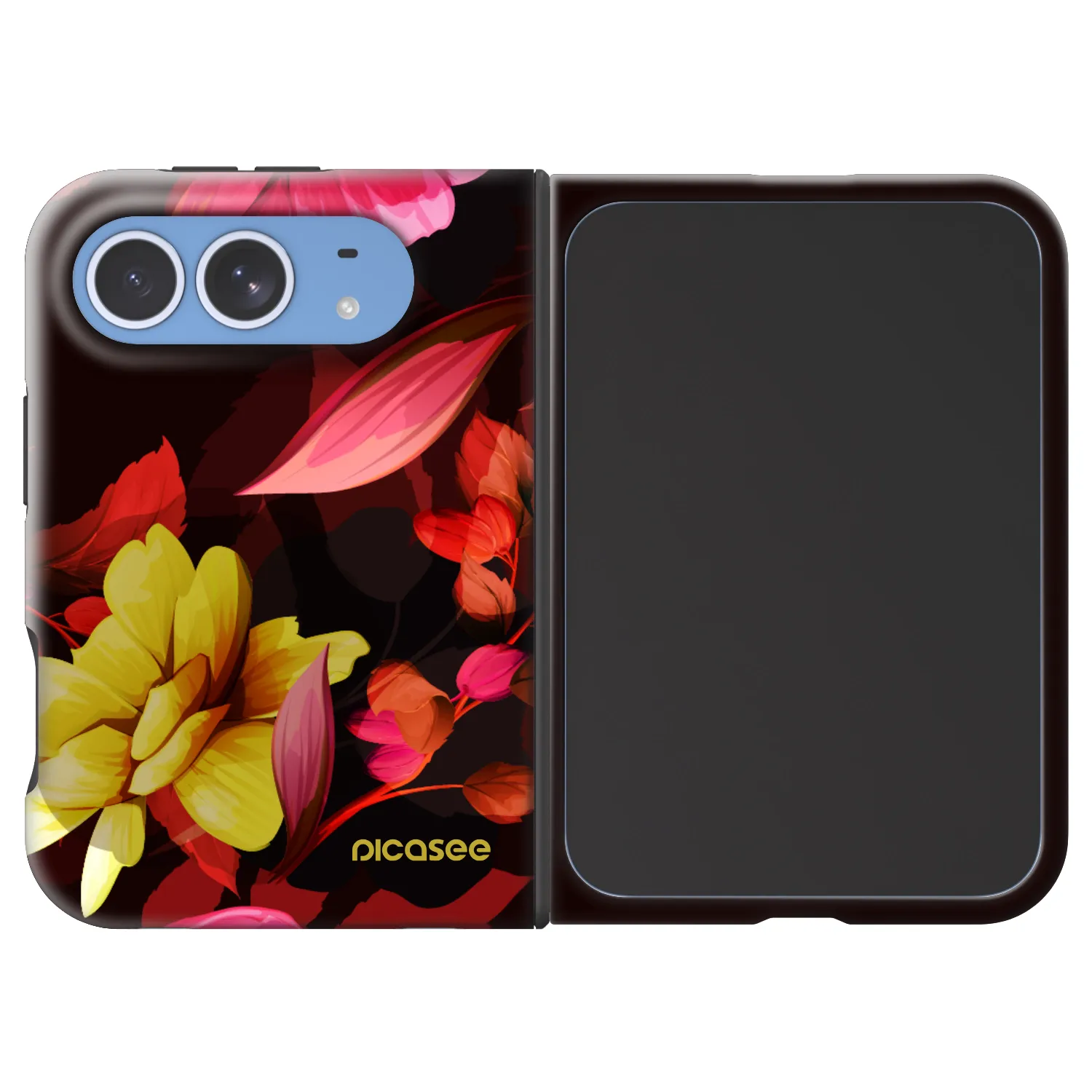 Picasee Fashion Case MagSafe für Apple iPhone Duo - Dark Peonny