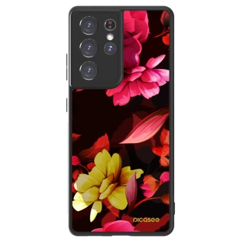 Hülle für Samsung Galaxy S21 Ultra 5G G998B - Dark Peonny