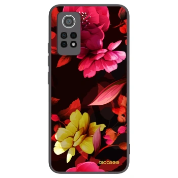 Picasee Xiaomi Redmi Note 12 Pro 4G Hülle - Schwarzes Silikon - Dark Peonny