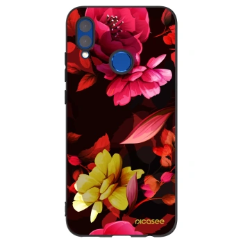 Hülle für Huawei P Smart 2019 - Dark Peonny