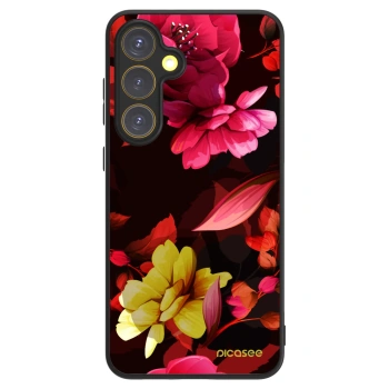 Picasee ULTIMATE CASE für Samsung Galaxy S24 FE S721B - Dark Peonny
