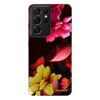 Hülle für Samsung Galaxy S21 Ultra 5G G998B - Dark Peonny
