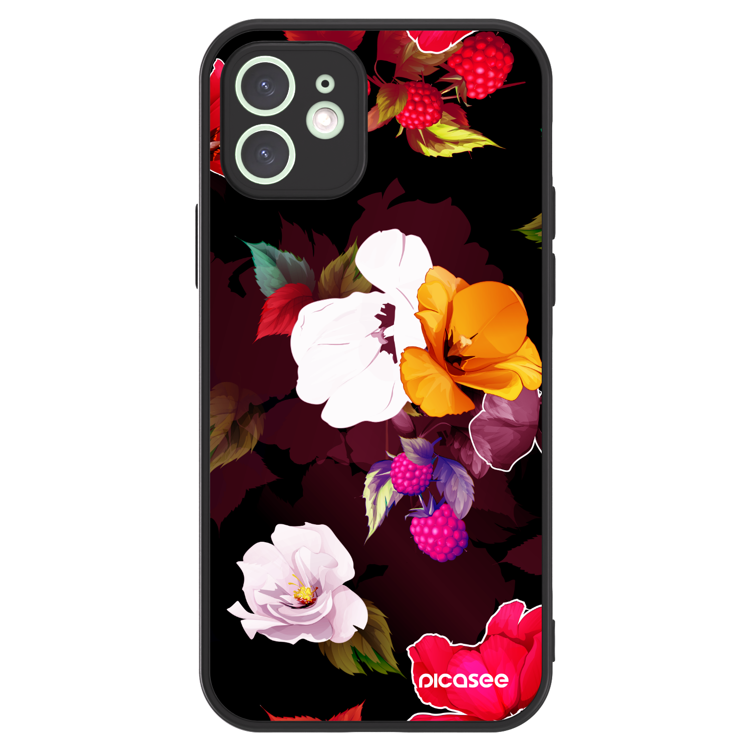 Picasee ULTIMATE CASE MagSafe für Apple iPhone 12 - Flowers and Berries