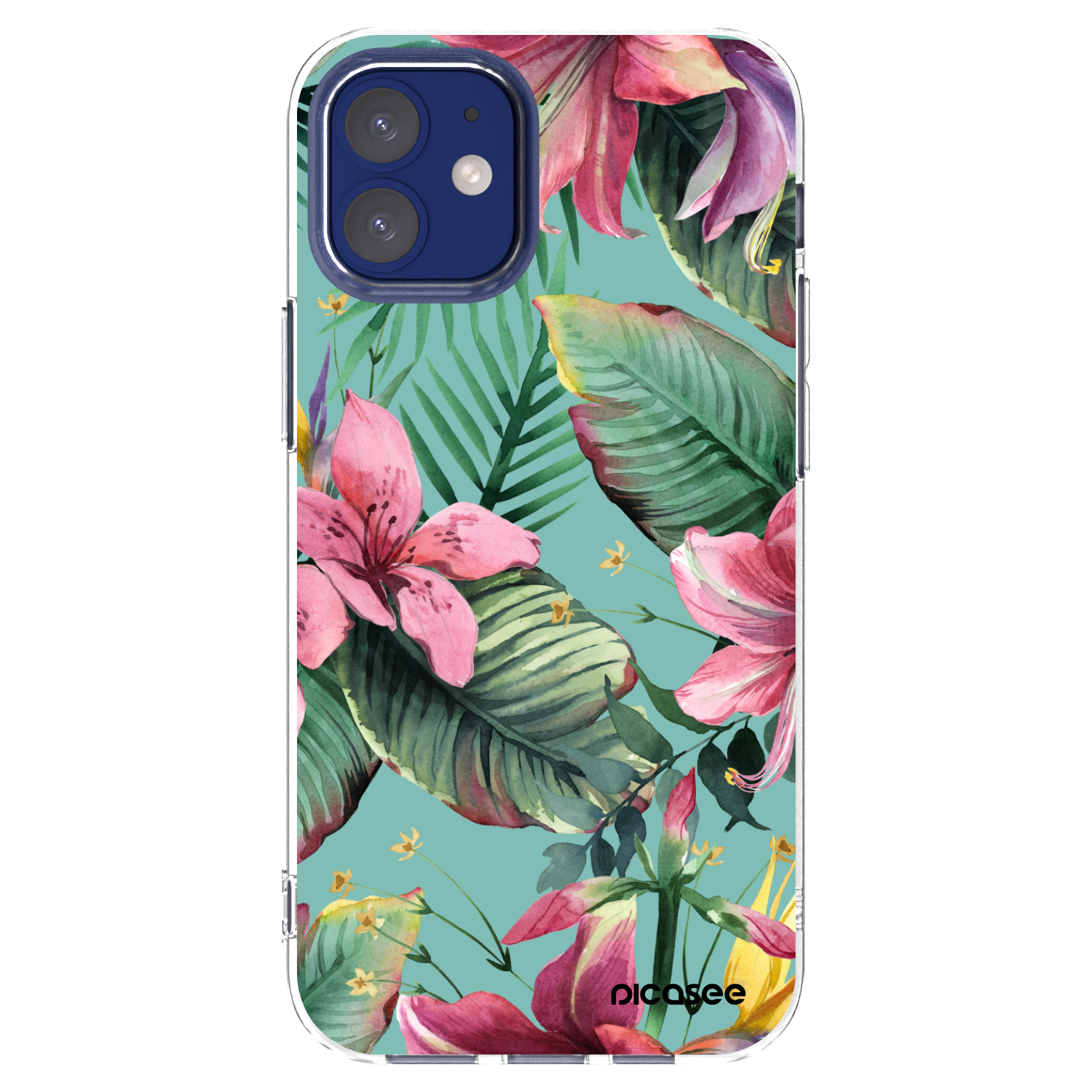 Picasee Apple iPhone 12 mini Hülle - Transparentes Silikon - Hawaii