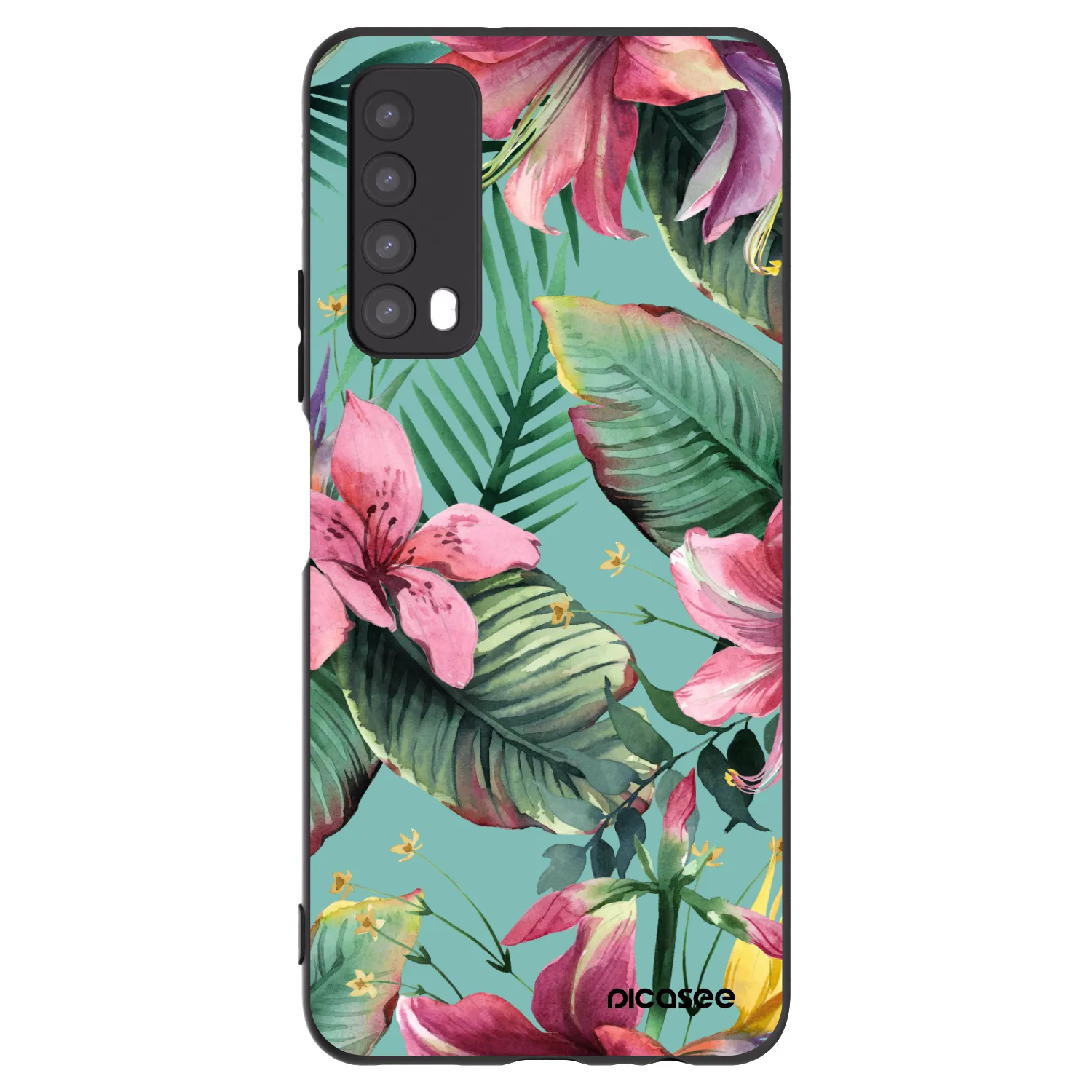 Picasee Huawei P Smart 2021 Hülle - Schwarzes Silikon - Hawaii