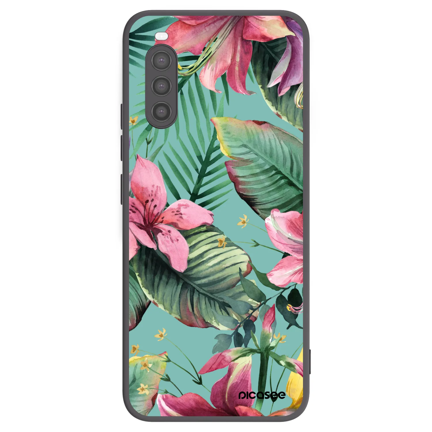 Picasee Sony Xperia 10 II Hülle - Schwarzes Silikon - Hawaii