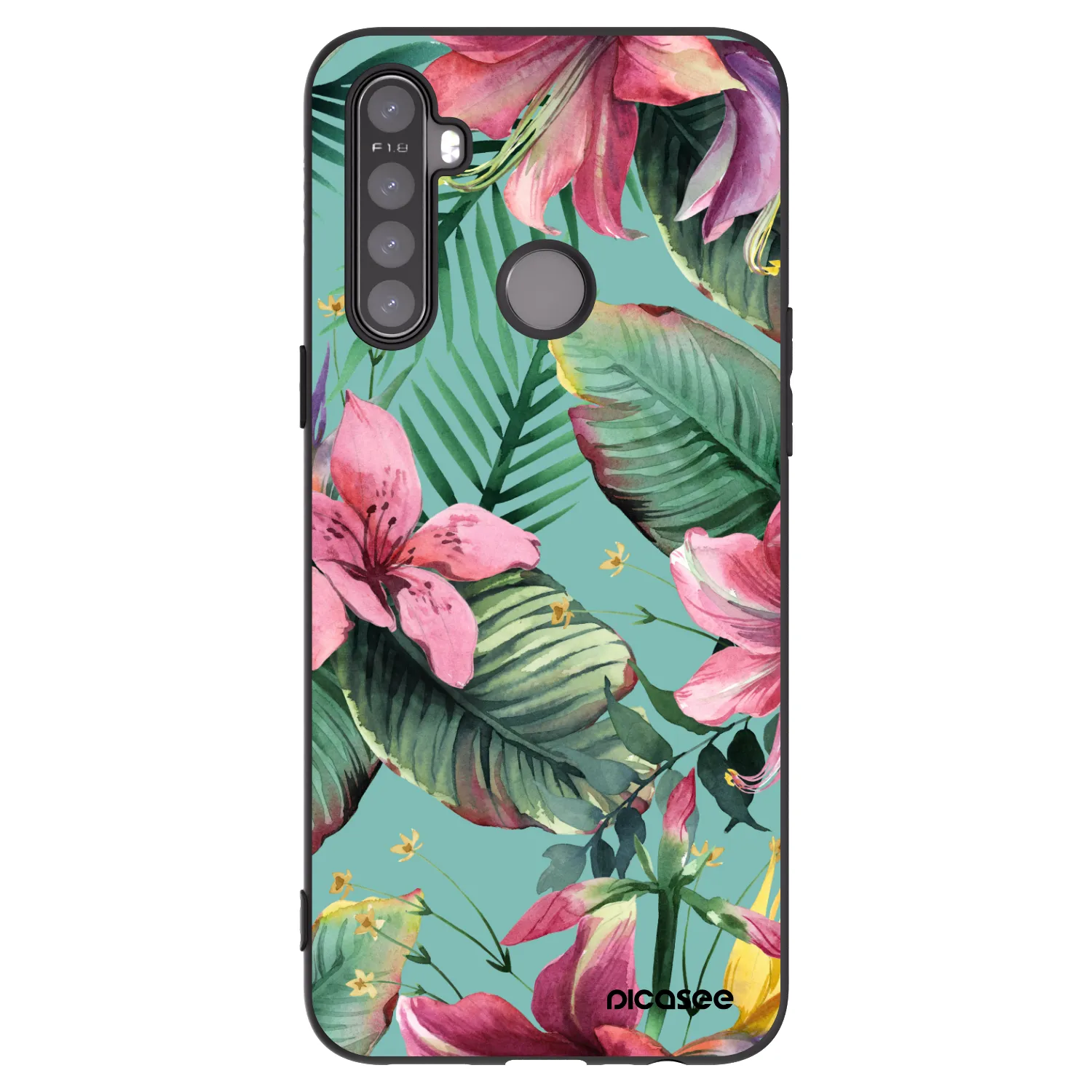 Picasee Realme 6i Hülle - Schwarzes Silikon - Hawaii