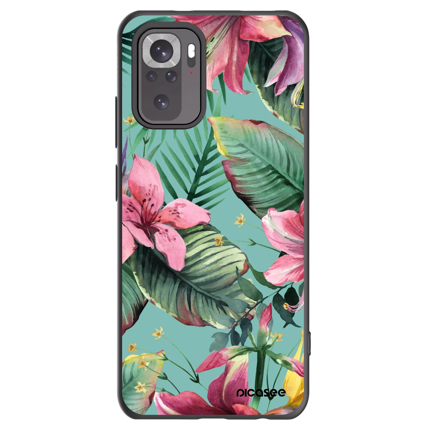 Picasee Xiaomi Redmi Note 10 Hülle - Schwarzes Silikon - Hawaii
