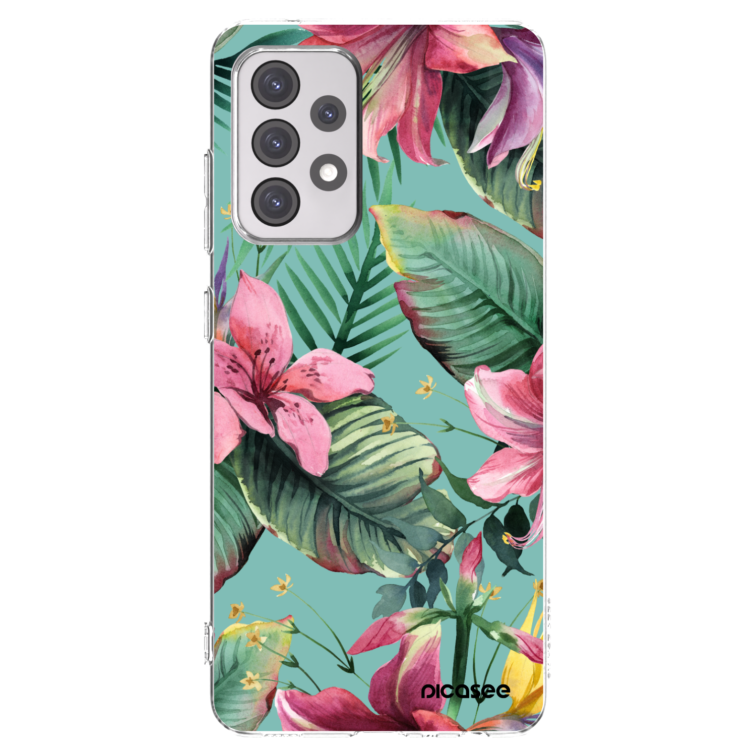 Picasee Samsung Galaxy A52 5G A525F Hülle - Transparentes Silikon - Hawaii
