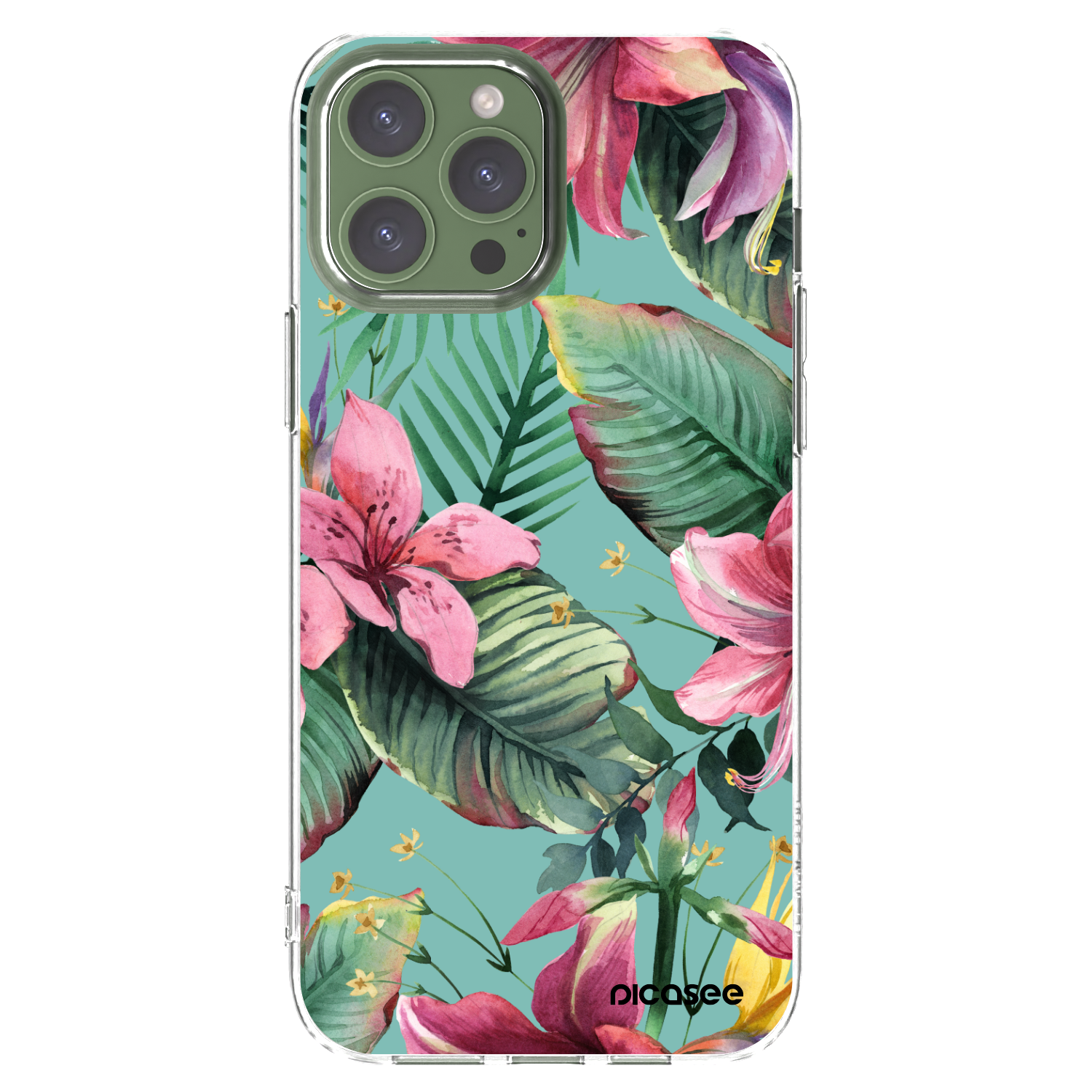 Picasee Apple iPhone 13 Pro Max Hülle - Transparentes Silikon - Hawaii