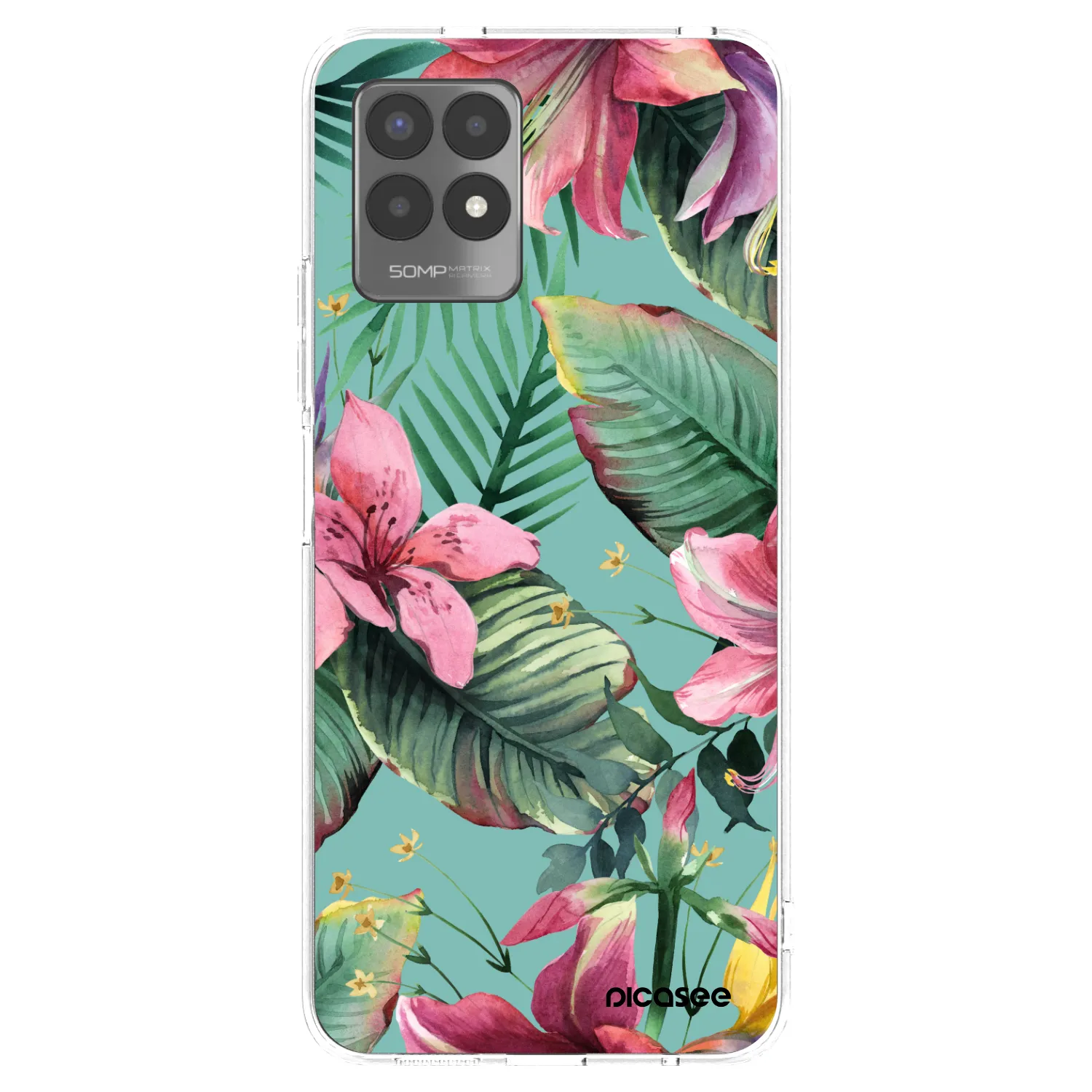 Picasee Realme 8i Hülle - Transparentes Silikon - Hawaii