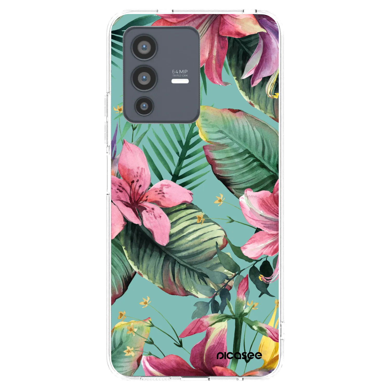 Picasee Vivo V23 5G Hülle - Transparentes Silikon - Hawaii