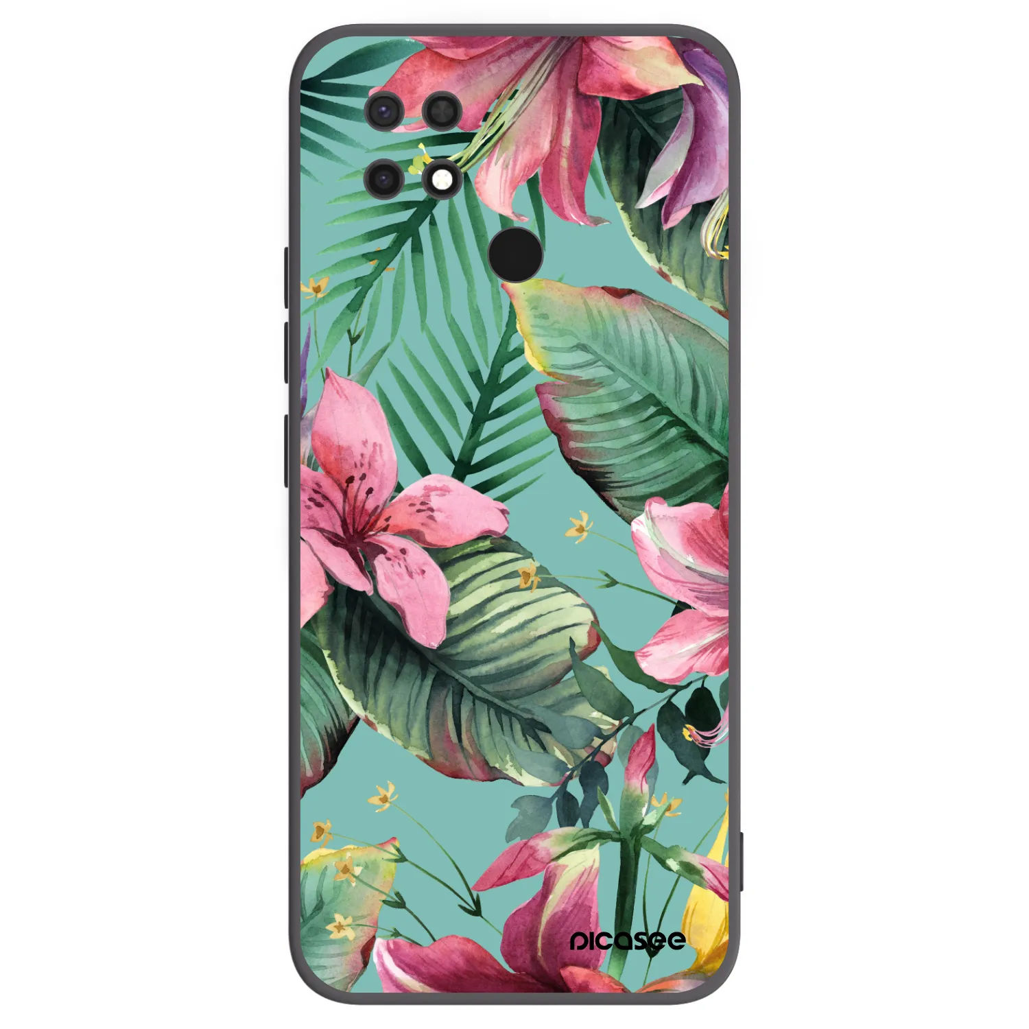 Picasee Xiaomi Redmi 10C Hülle - Schwarzes Silikon - Hawaii
