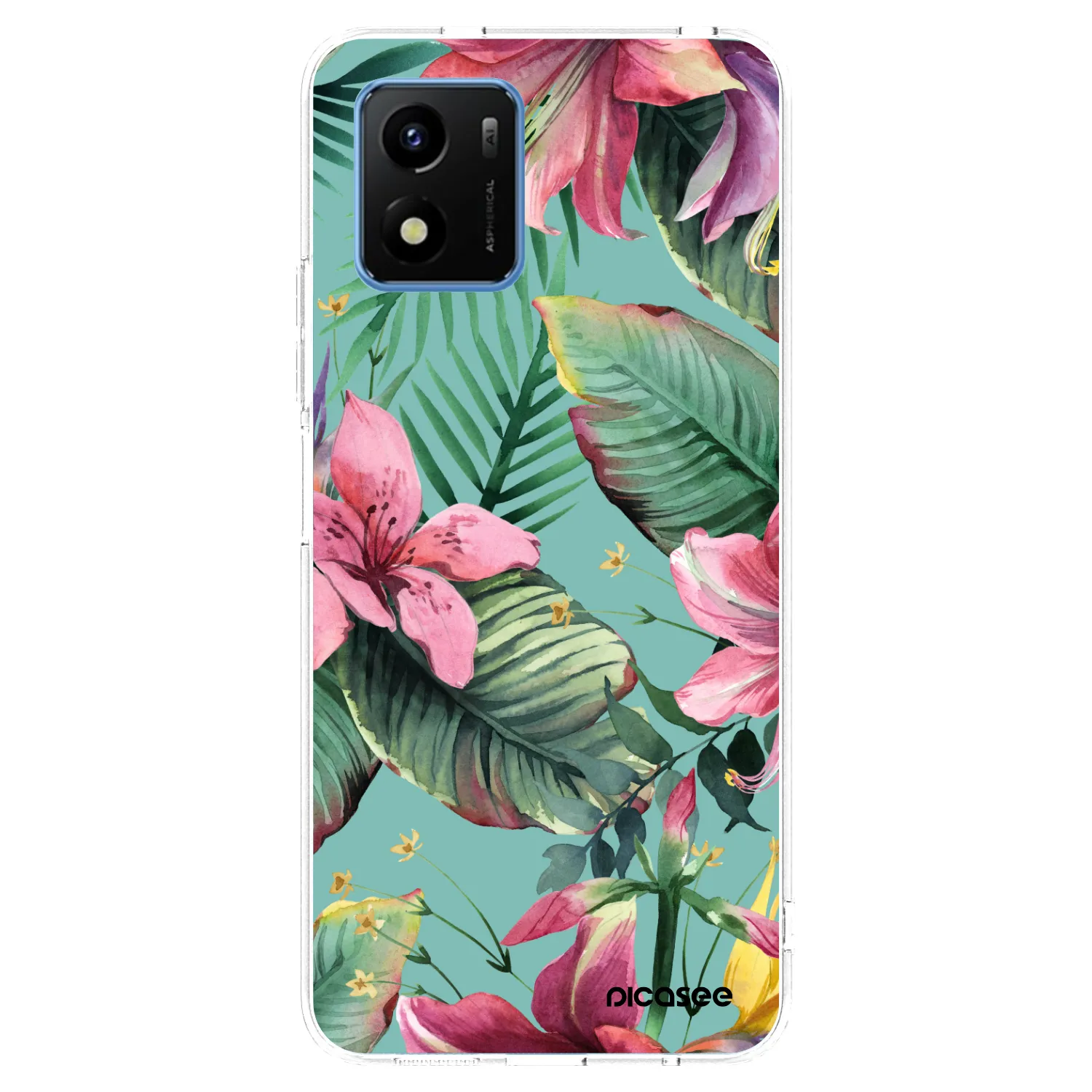 Picasee Vivo Y01 Hülle - Transparentes Silikon - Hawaii