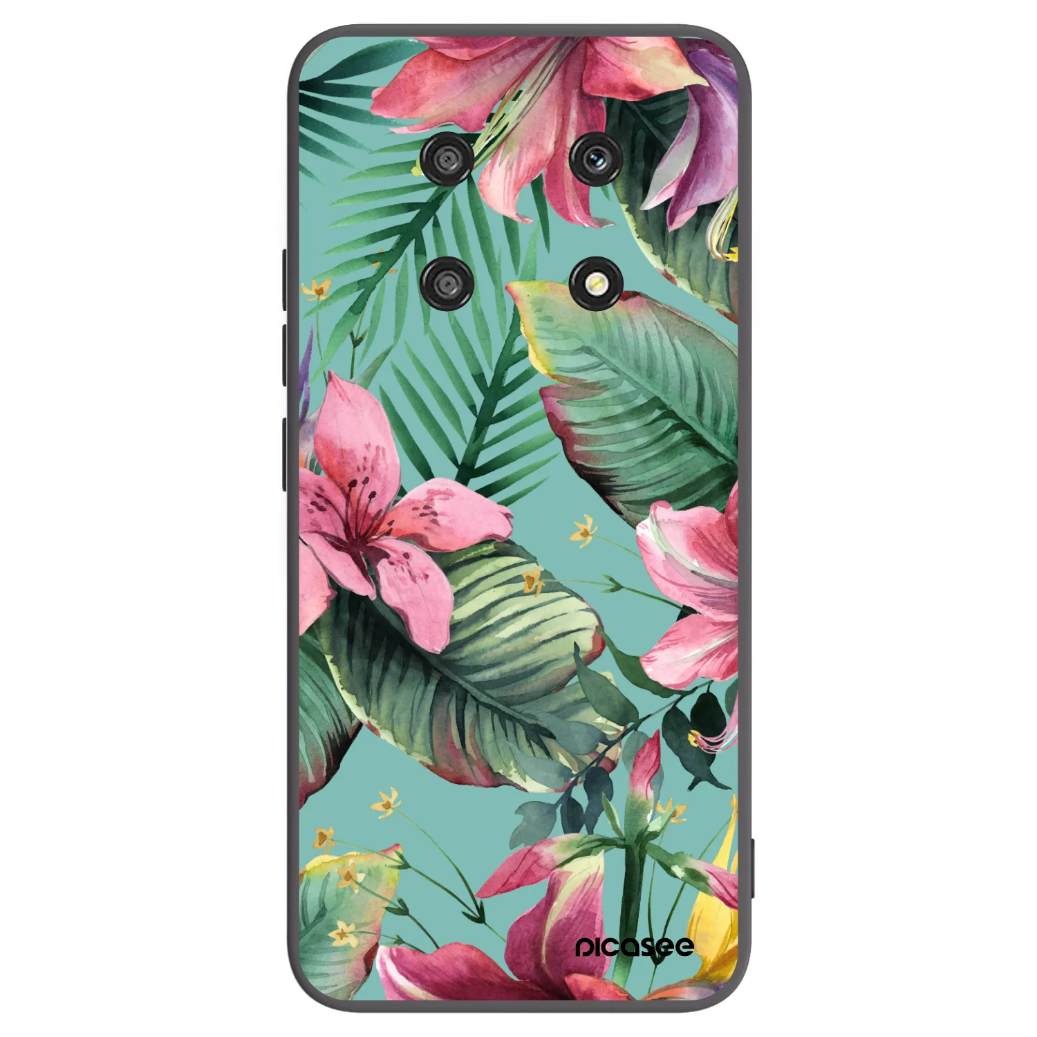 Picasee Honor Magic4 Lite 5G Hülle - Schwarzes Silikon - Hawaii