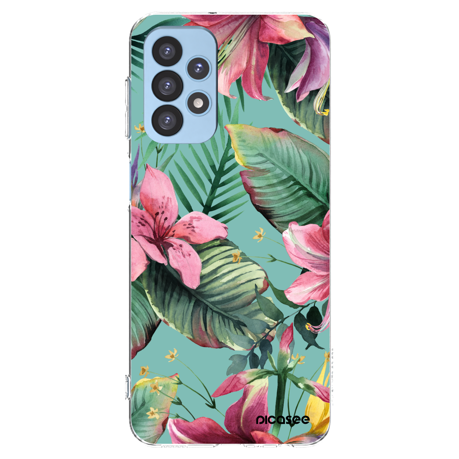 Picasee Samsung Galaxy A23 A235F 4G Hülle - Transparentes Silikon - Hawaii