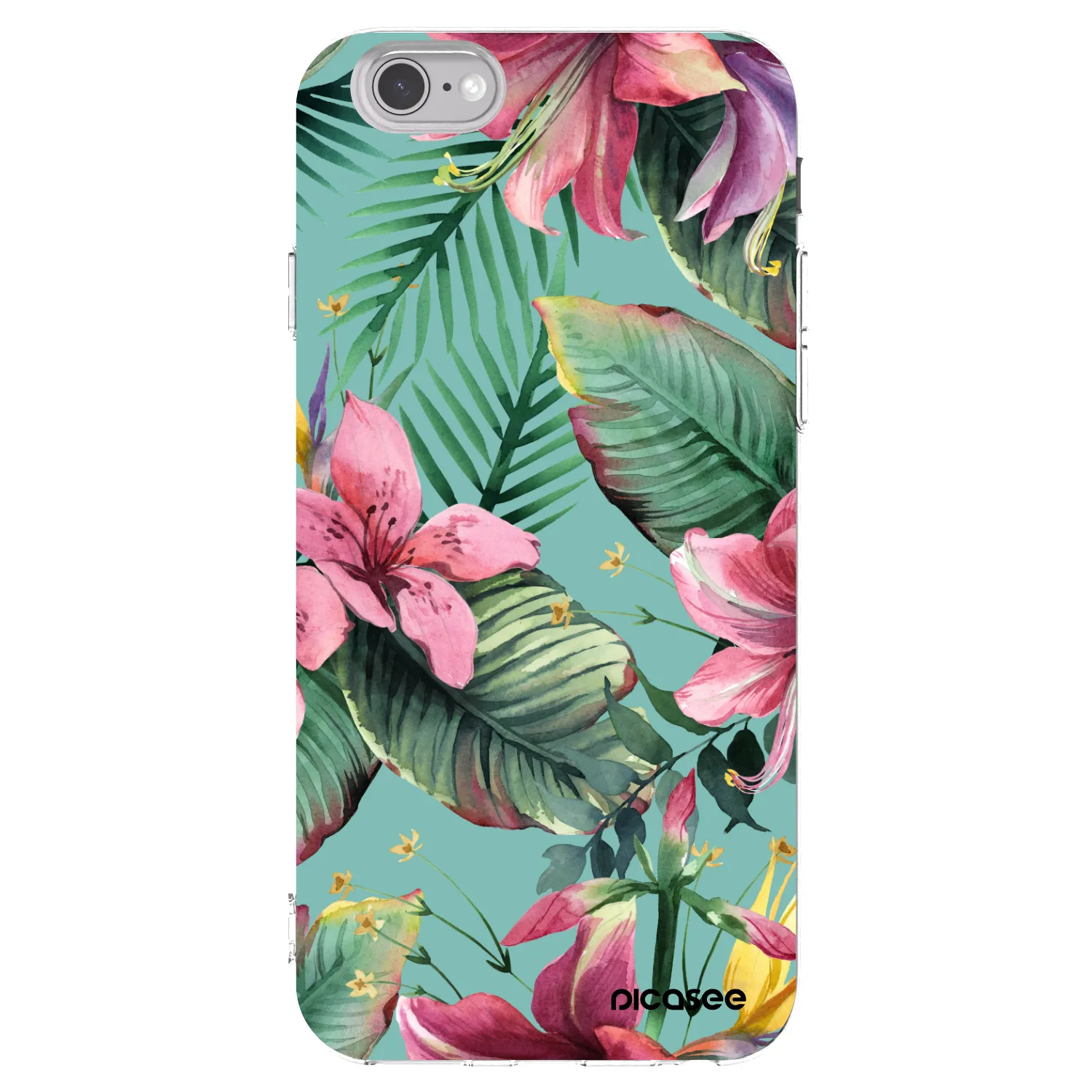 Picasee Apple iPhone 6/6S Hülle - Transparentes Silikon - Hawaii