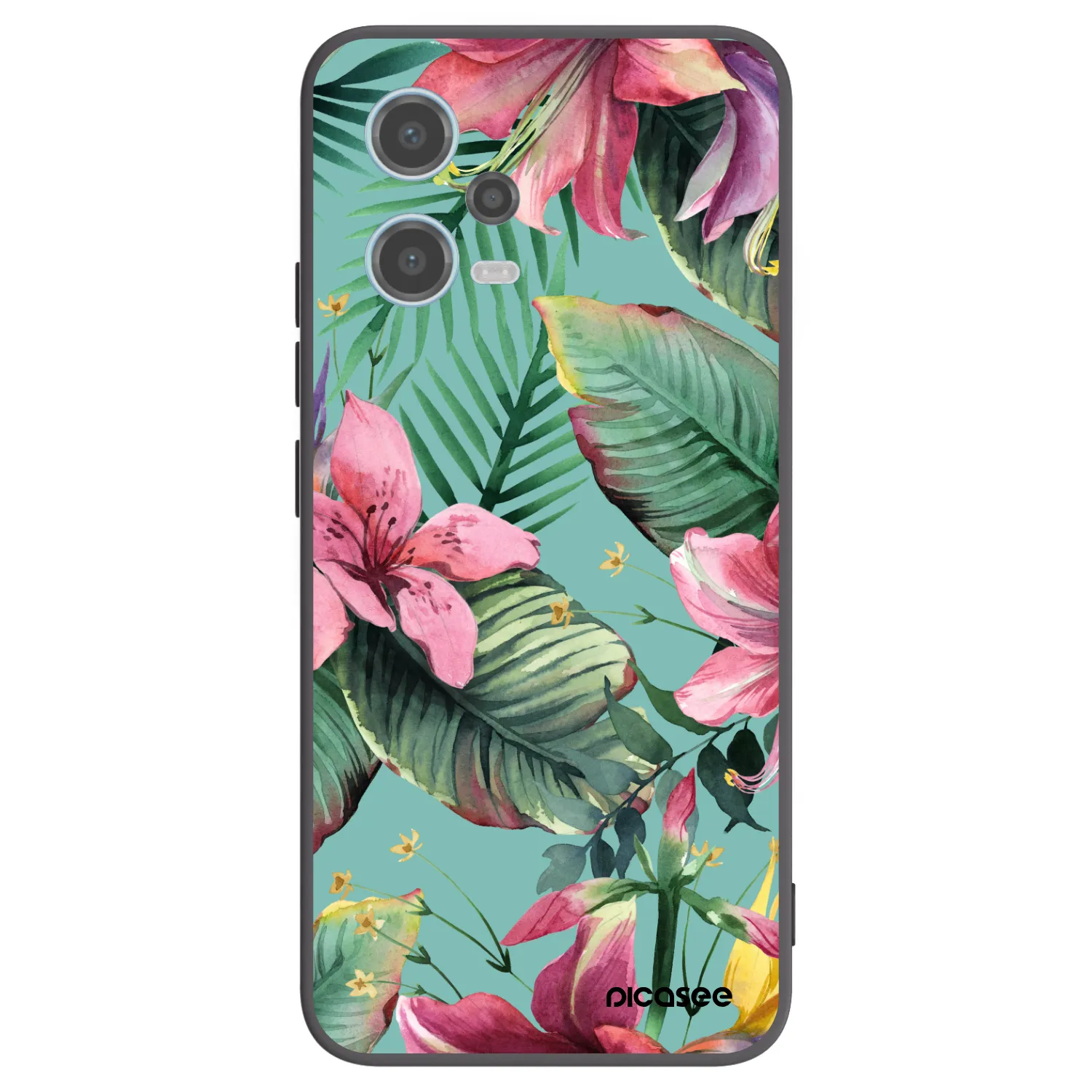 Picasee Xiaomi Redmi Note 12 5G Hülle - Schwarzes Silikon - Hawaii