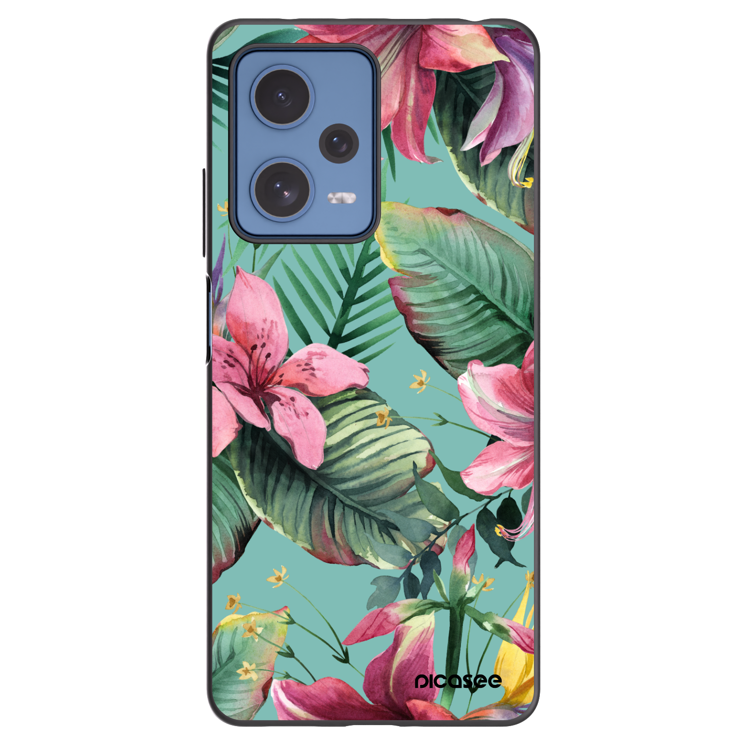 Picasee Xiaomi Redmi Note 12 Pro 5G Hülle - Schwarzes Silikon - Hawaii