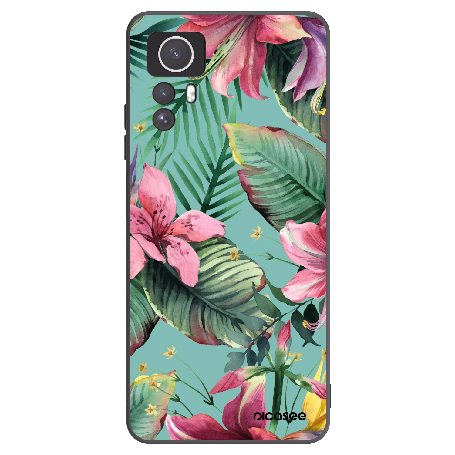 Picasee Xiaomi Redmi Note 12S Hülle - Schwarzes Silikon - Hawaii