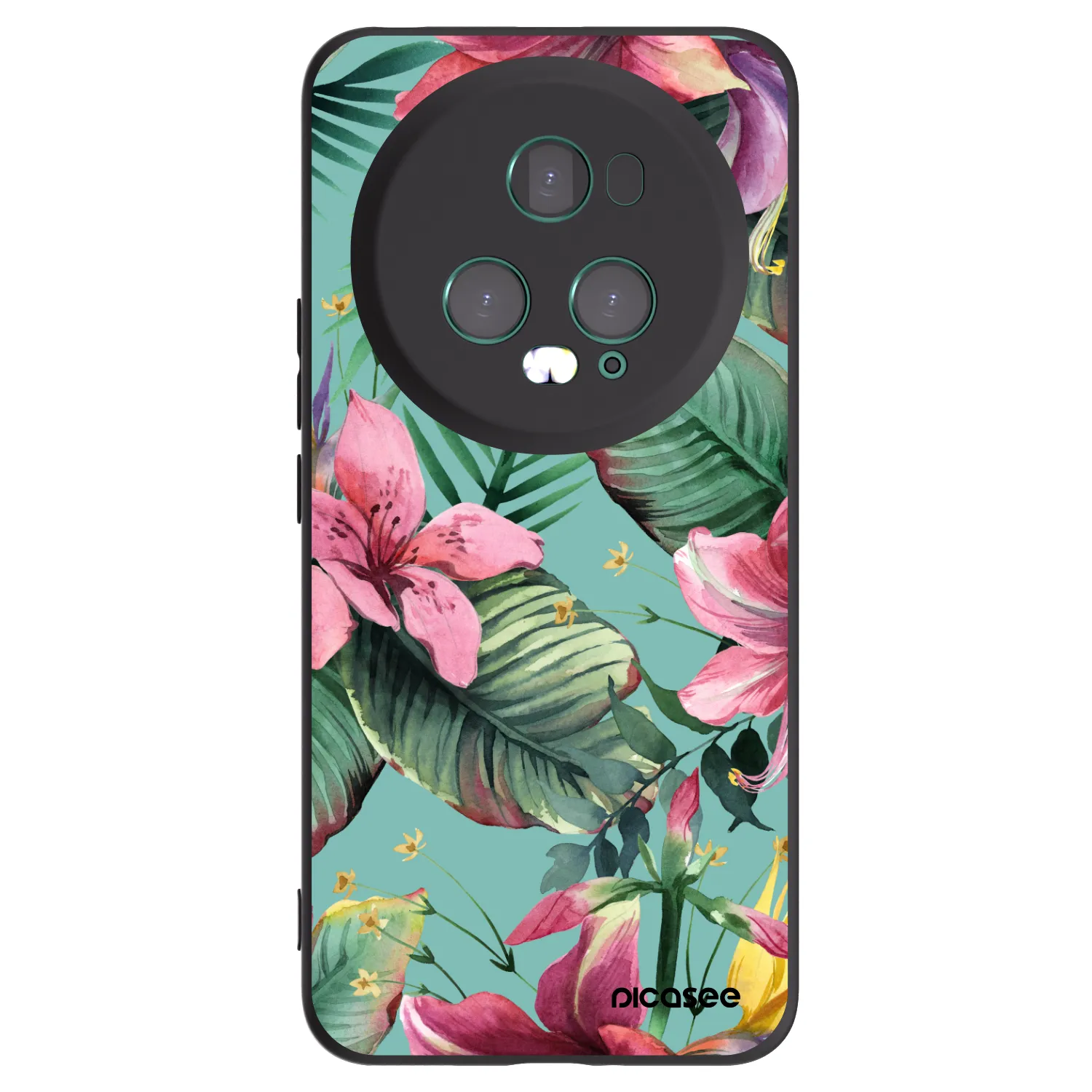 Picasee Honor Magic5 Pro Hülle - Schwarzes Silikon - Hawaii