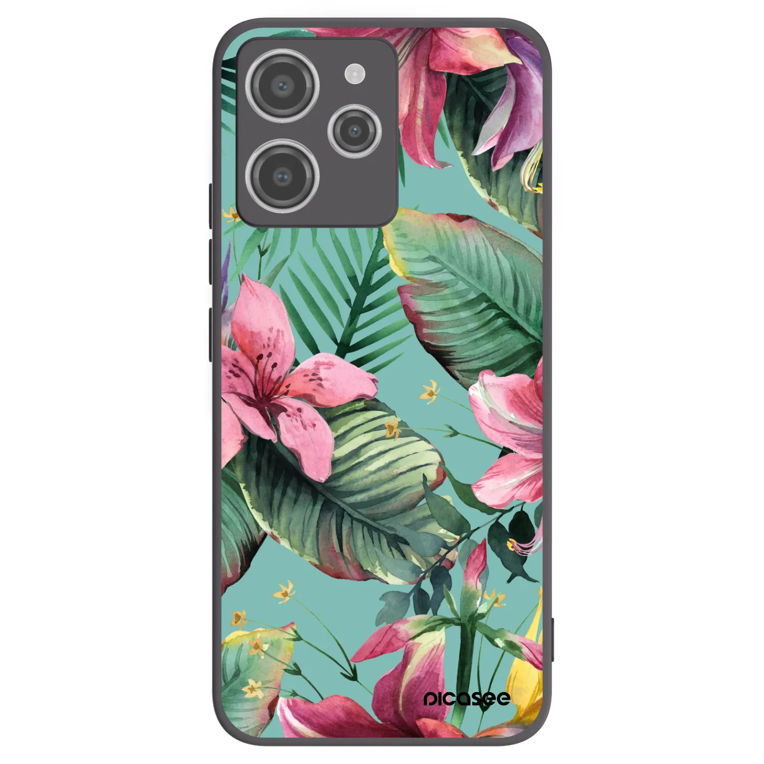 Picasee Xiaomi Redmi 12 4G Hülle - Schwarzes Silikon - Hawaii