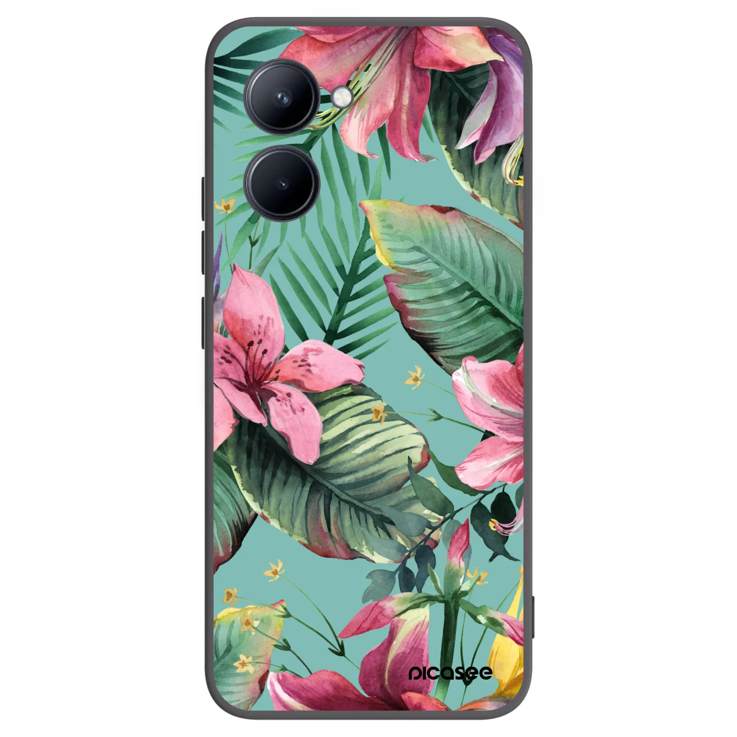 Picasee Realme C33 (2023) Hülle - Schwarzes Silikon - Hawaii