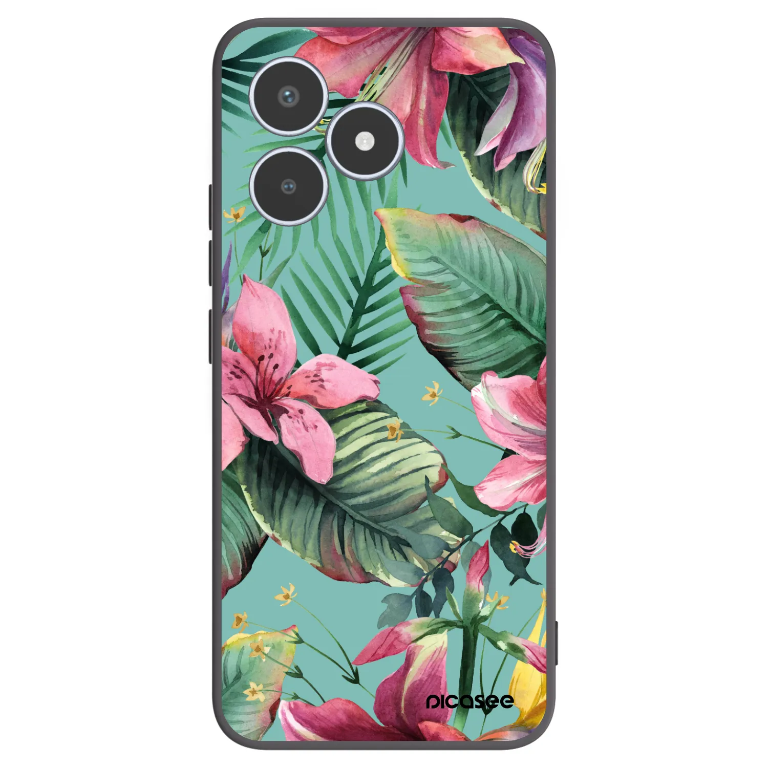 Picasee Realme C53 Hülle - Schwarzes Silikon - Hawaii