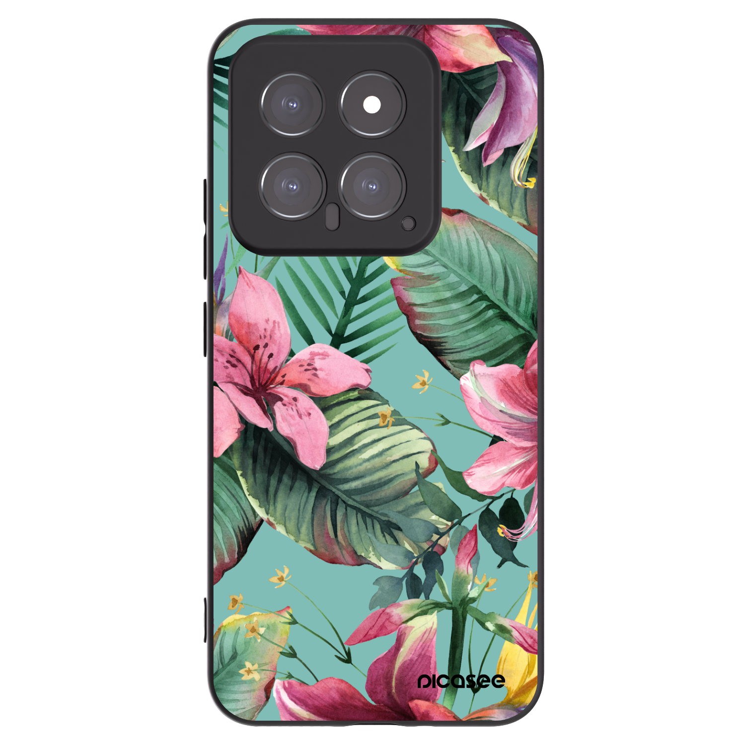 Picasee Xiaomi 14 Hülle - Schwarzes Silikon - Hawaii