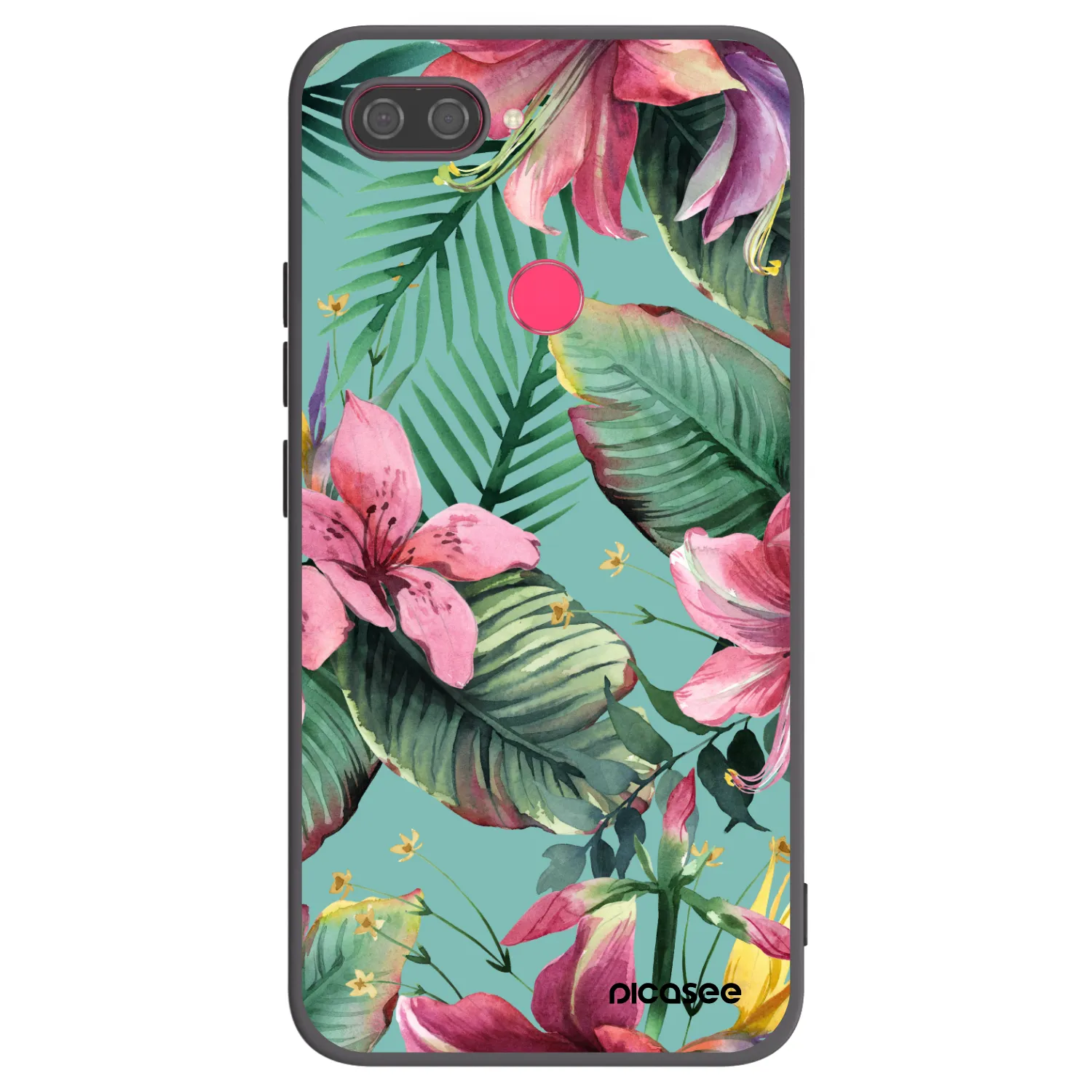Picasee Xiaomi Mi 8 Lite Hülle - Schwarzes Silikon - Hawaii