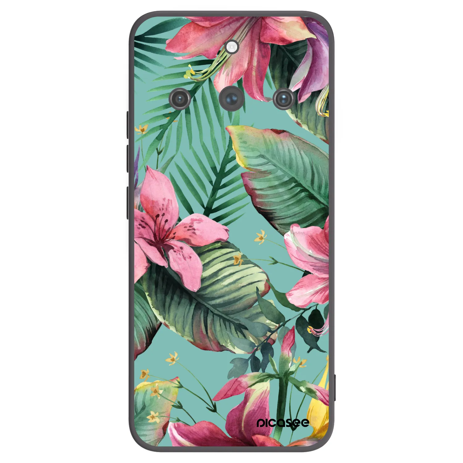 Picasee Realme 11 Pro+ Hülle - Schwarzes Silikon - Hawaii