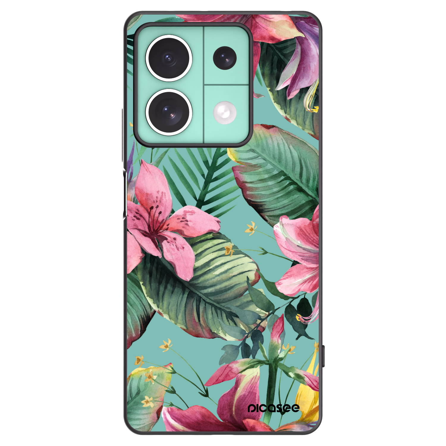Picasee Xiaomi Redmi Note 13 5G Hülle - Schwarzes Silikon - Hawaii
