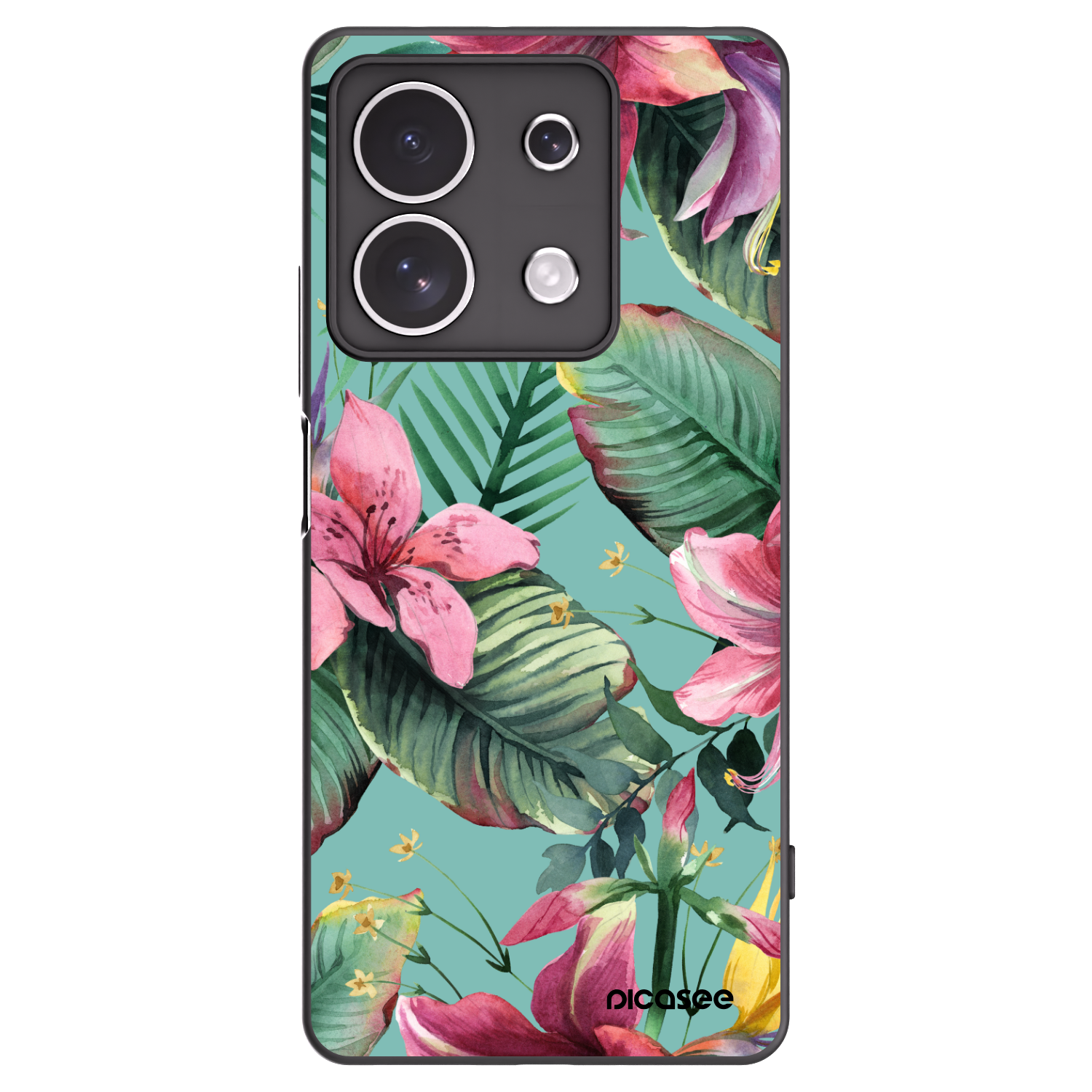 Picasee Xiaomi Redmi Note 13 4G Hülle - Schwarzes Silikon - Hawaii