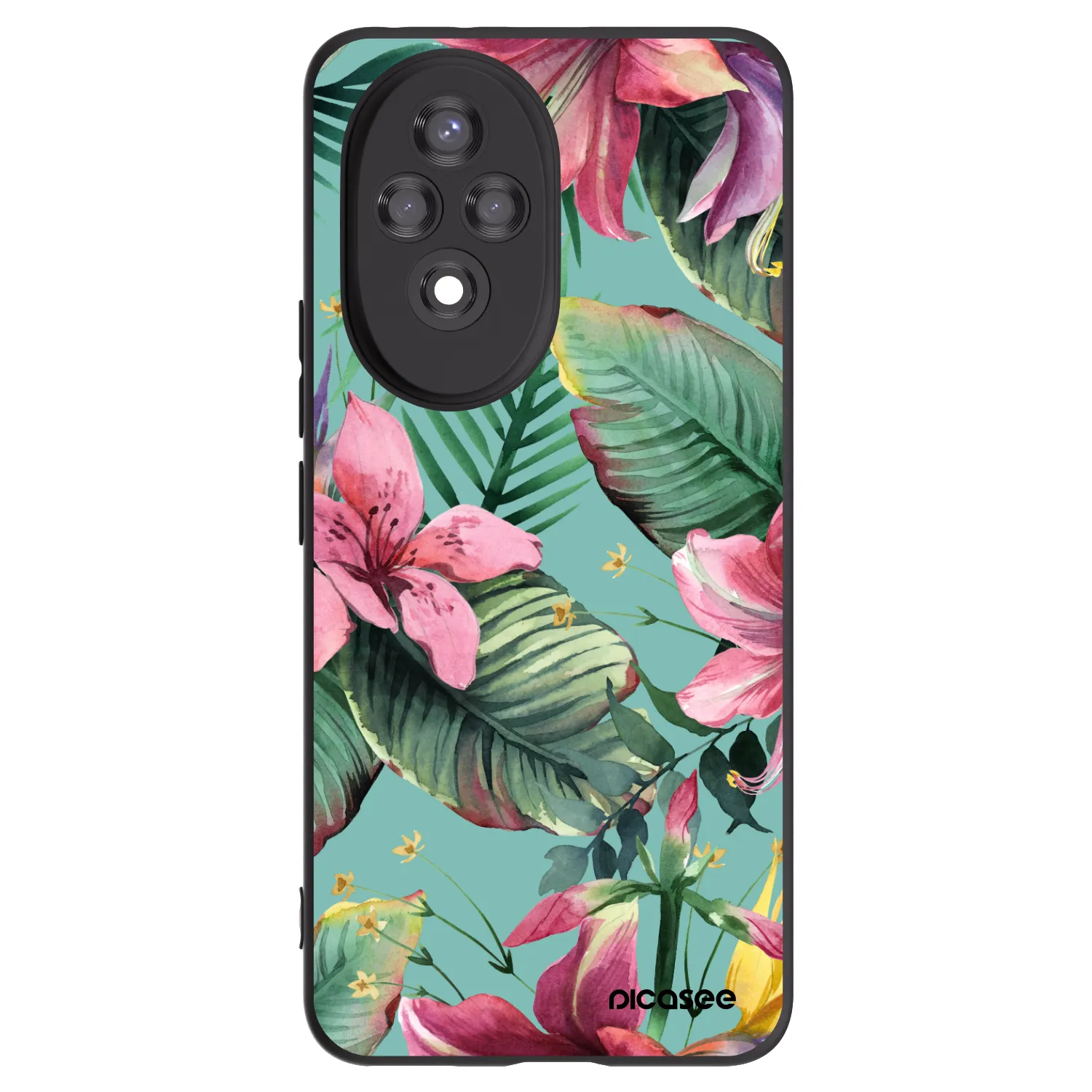 Picasee Honor 200 5G Hülle - Schwarzes Silikon - Hawaii