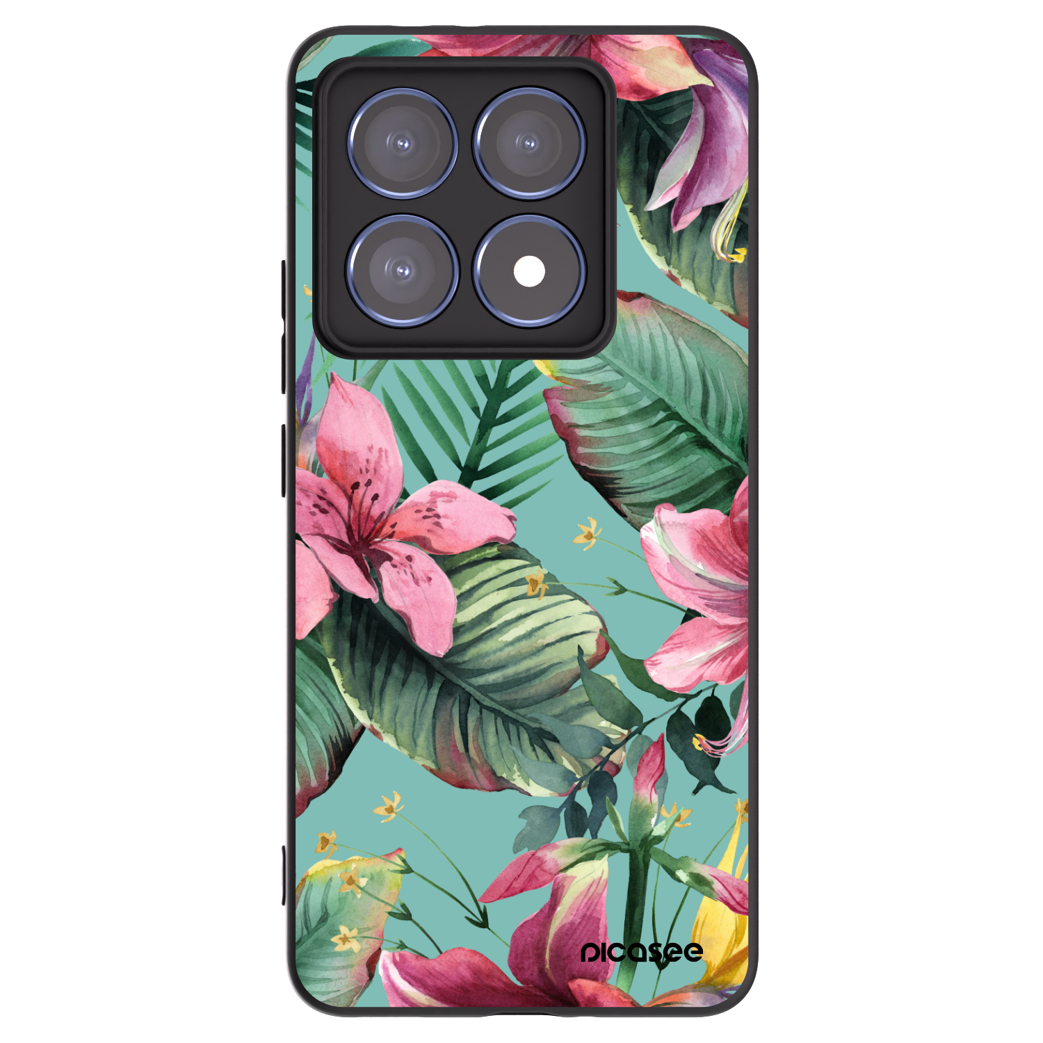 Picasee Xiaomi 14T Pro Hülle - Schwarzes Silikon - Hawaii