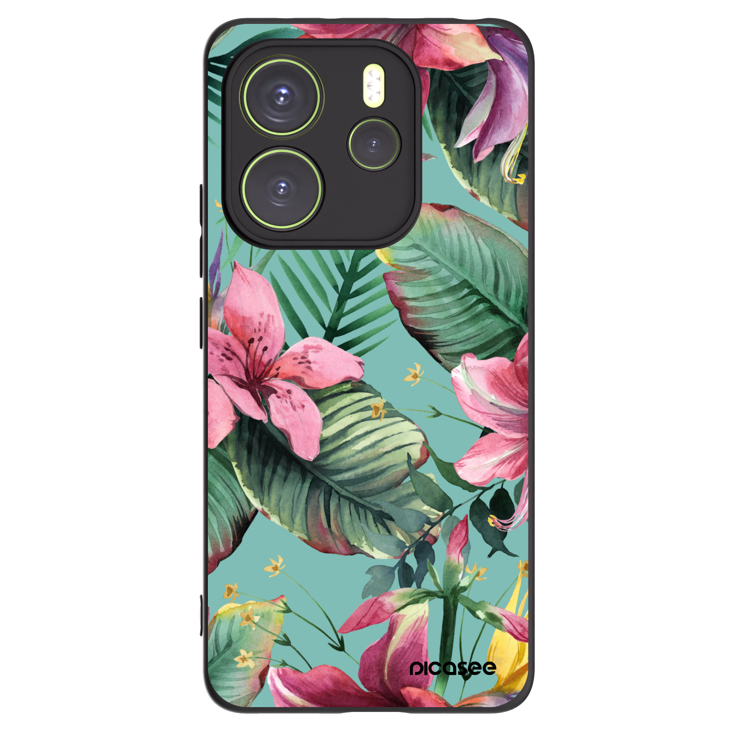 Picasee Xiaomi Redmi Note 14 4G Hülle - Schwarzes Silikon - Hawaii