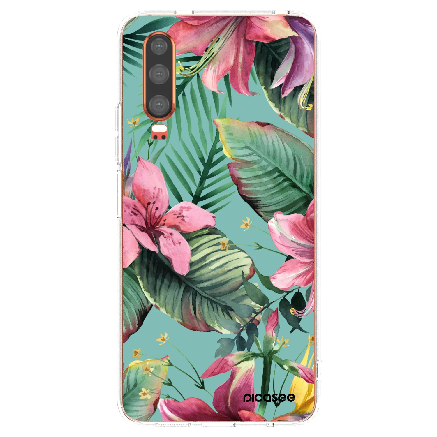 Picasee Huawei P30 Hülle - Transparentes Silikon - Hawaii