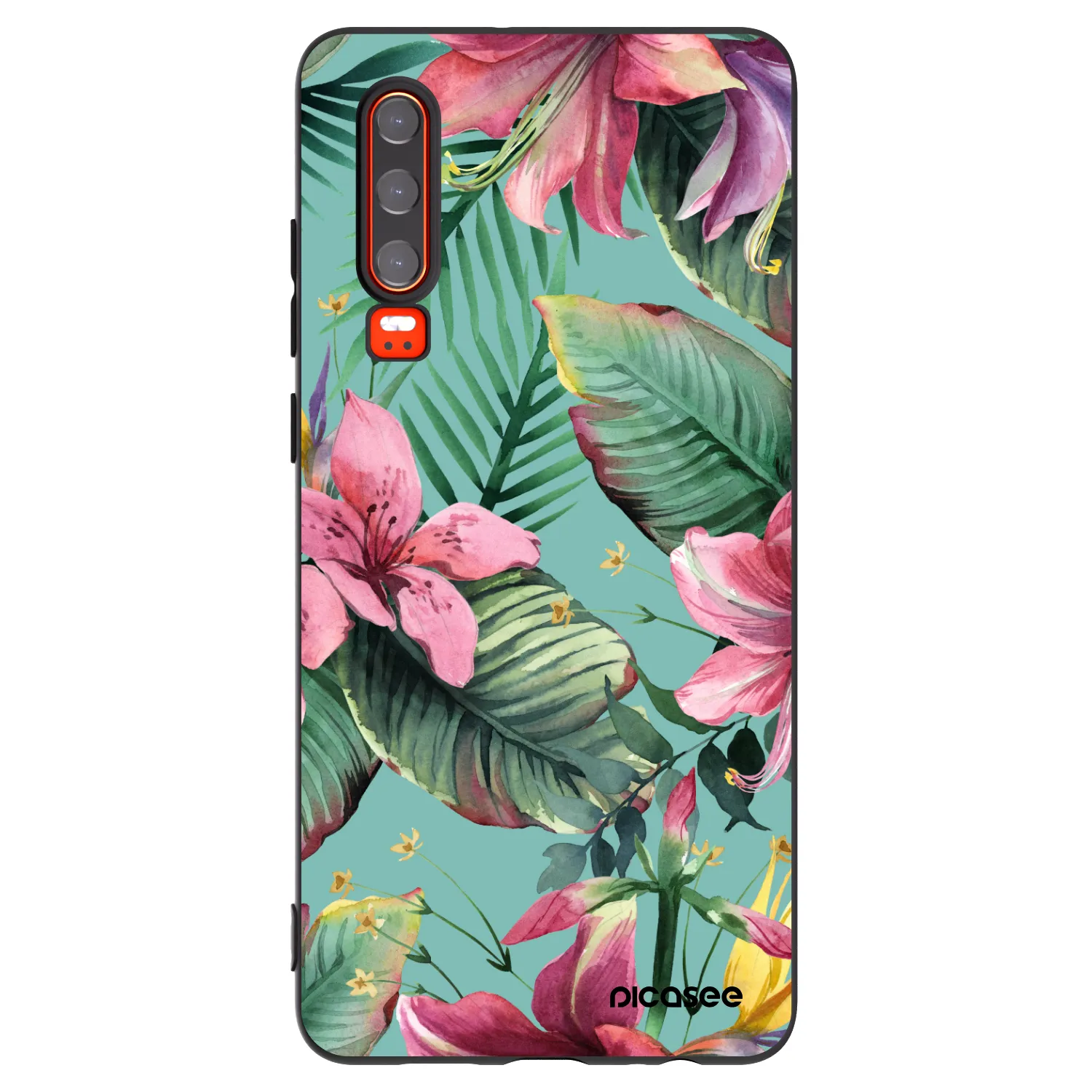 Picasee Huawei P30 Hülle - Schwarzes Silikon - Hawaii